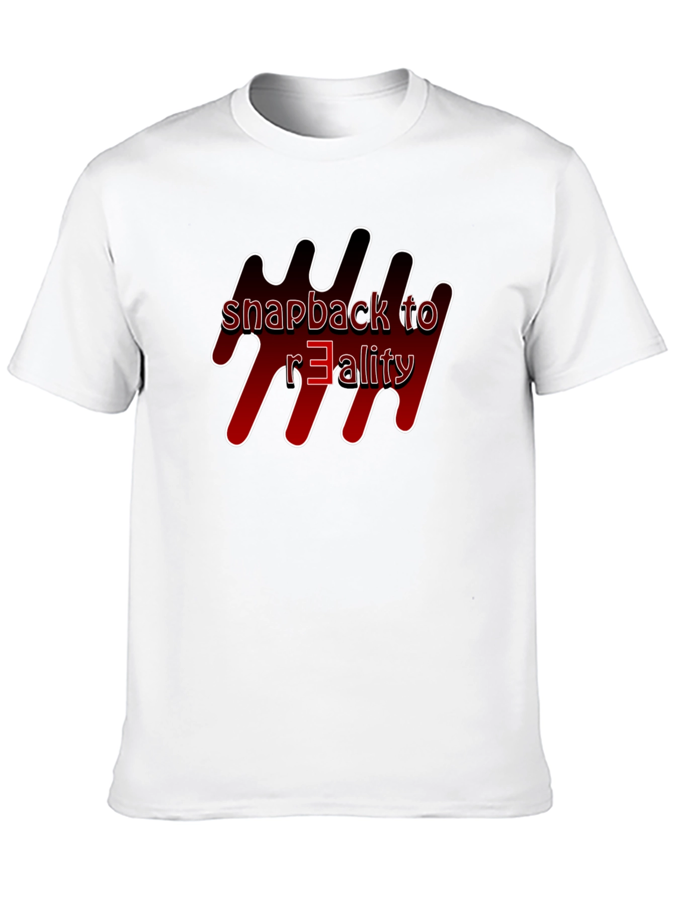 Black Snapback to Reality Graphic T-Shirt view 10