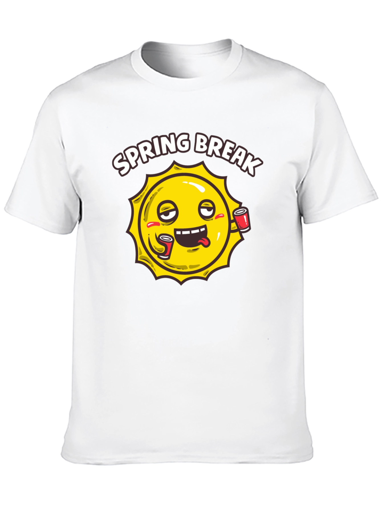 Spring Break Sun Graphic T-Shirt - 10
