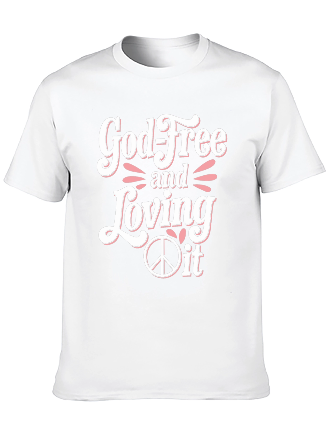 Black God-Free and Loving It T-Shirt view 10