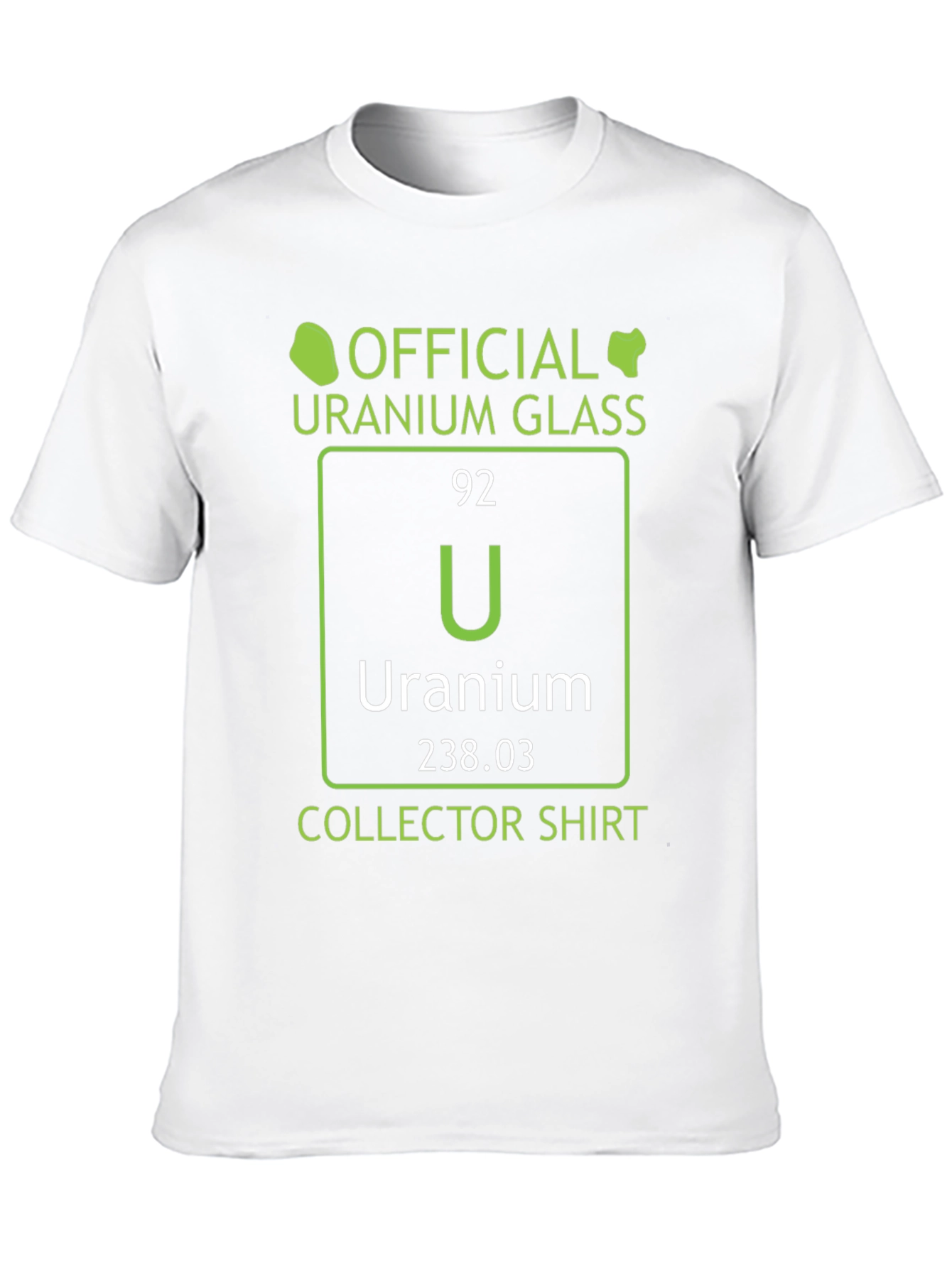 Black Uranium Glass Collector T-Shirt - Periodic Table Tee view 10