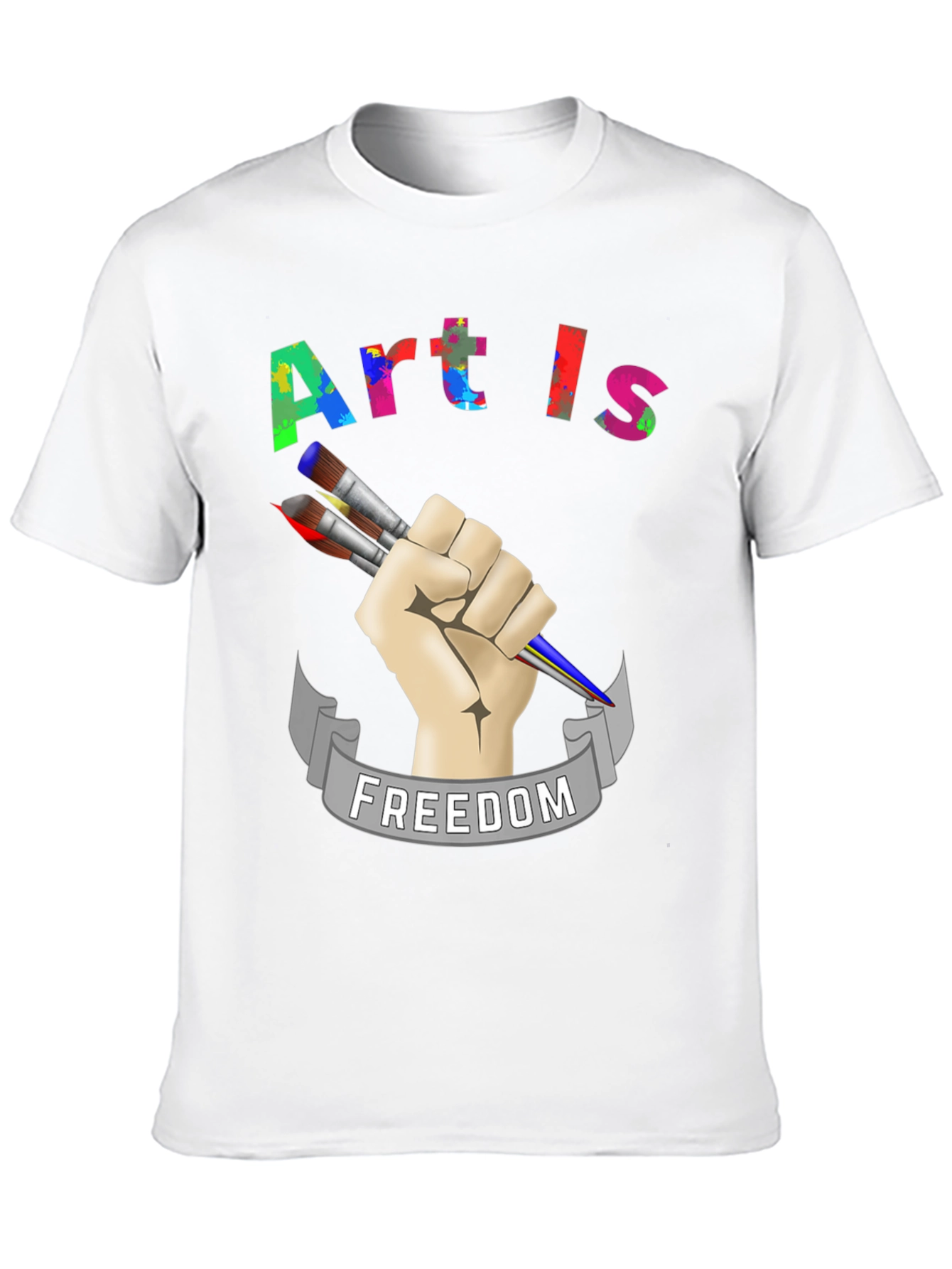 Black Art is Freedom Graphic T-Shirt view 10