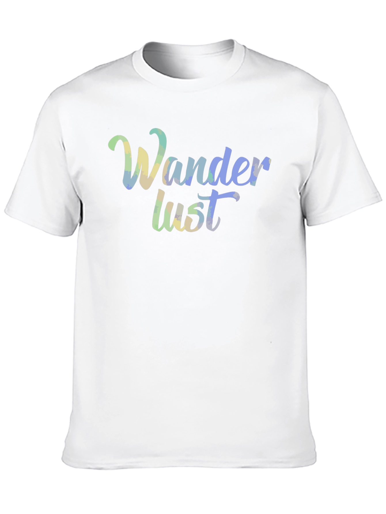 Black Wanderlust Graphic Print Black T-Shirt view 10