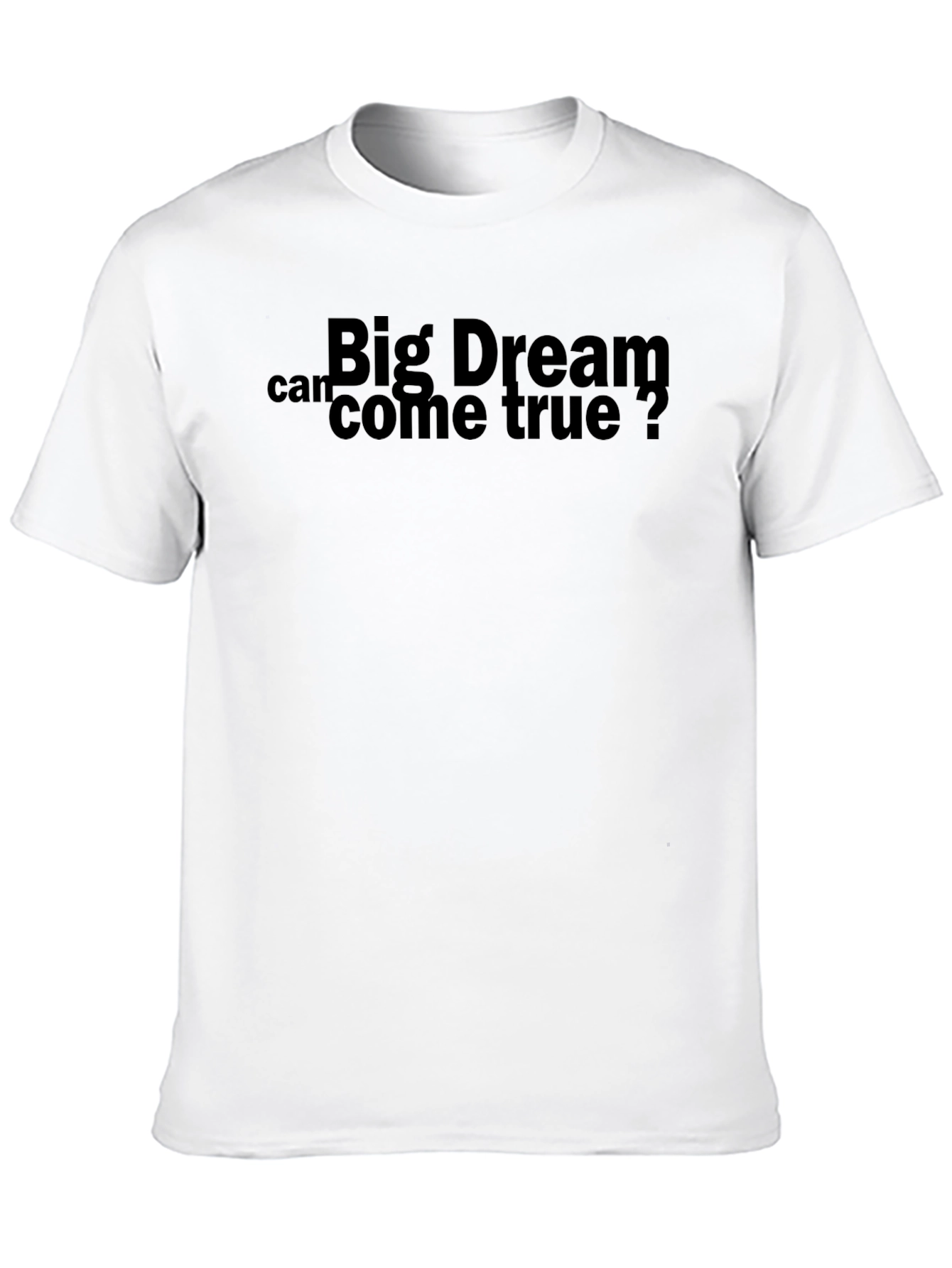 Black Big Dream Graphic Tee - Black Cotton Comfort view 10