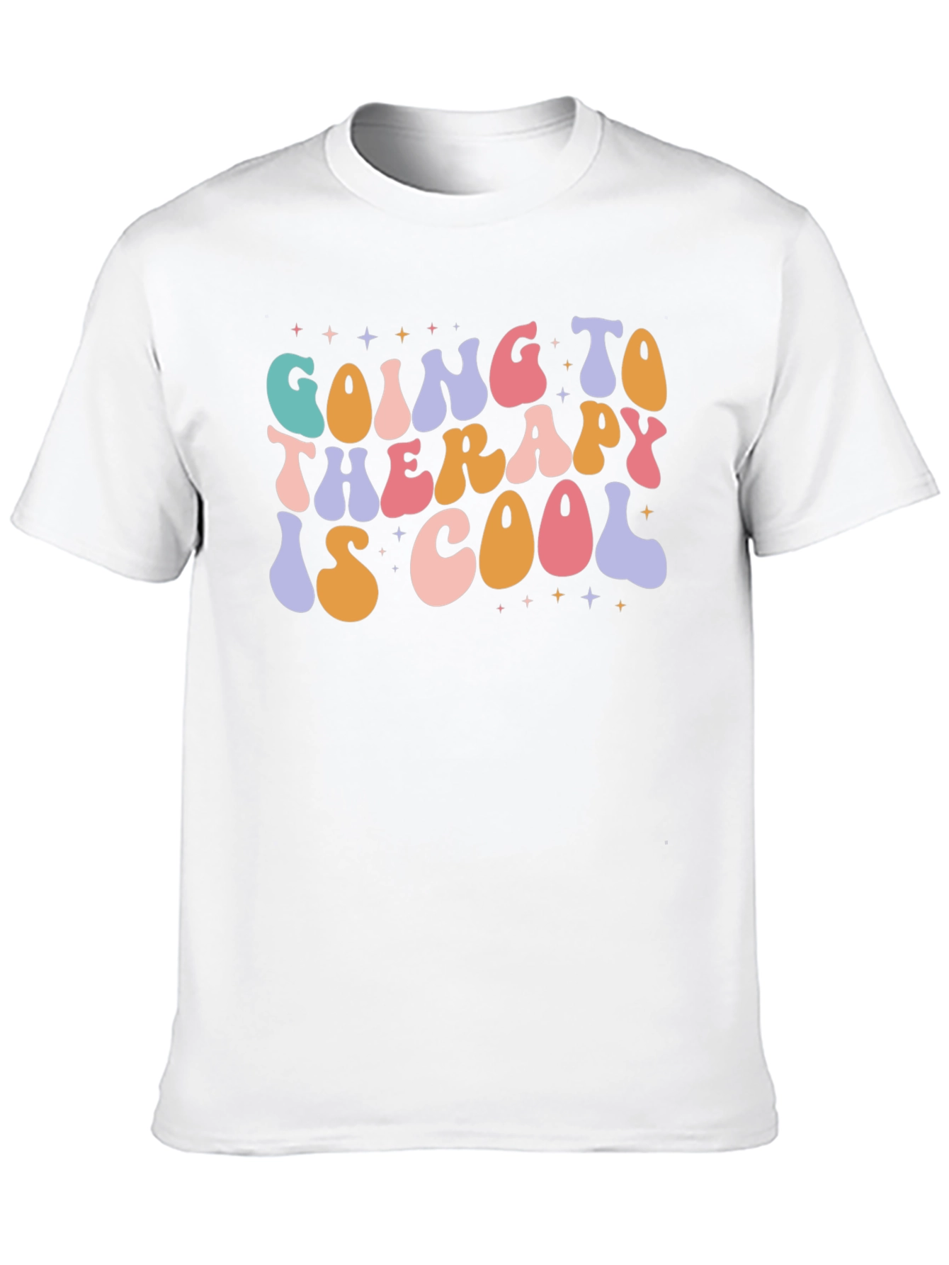 Black Therapy Is Cool Graphic Tee - Stylish Comfort view 10