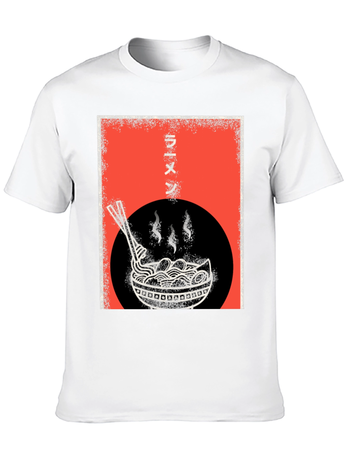 Black Ramen Bowl Graphic Tee - Stylish and Unique T-Shirt view 10