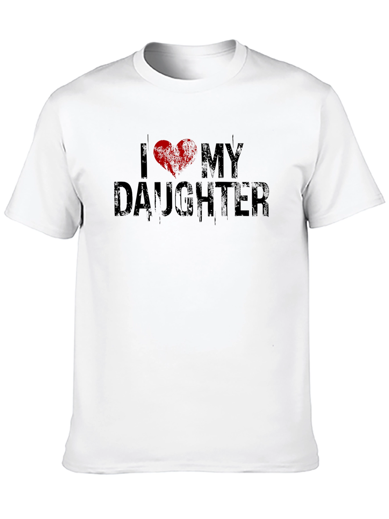 Black I Heart My Daughter Graphic Tee view 10