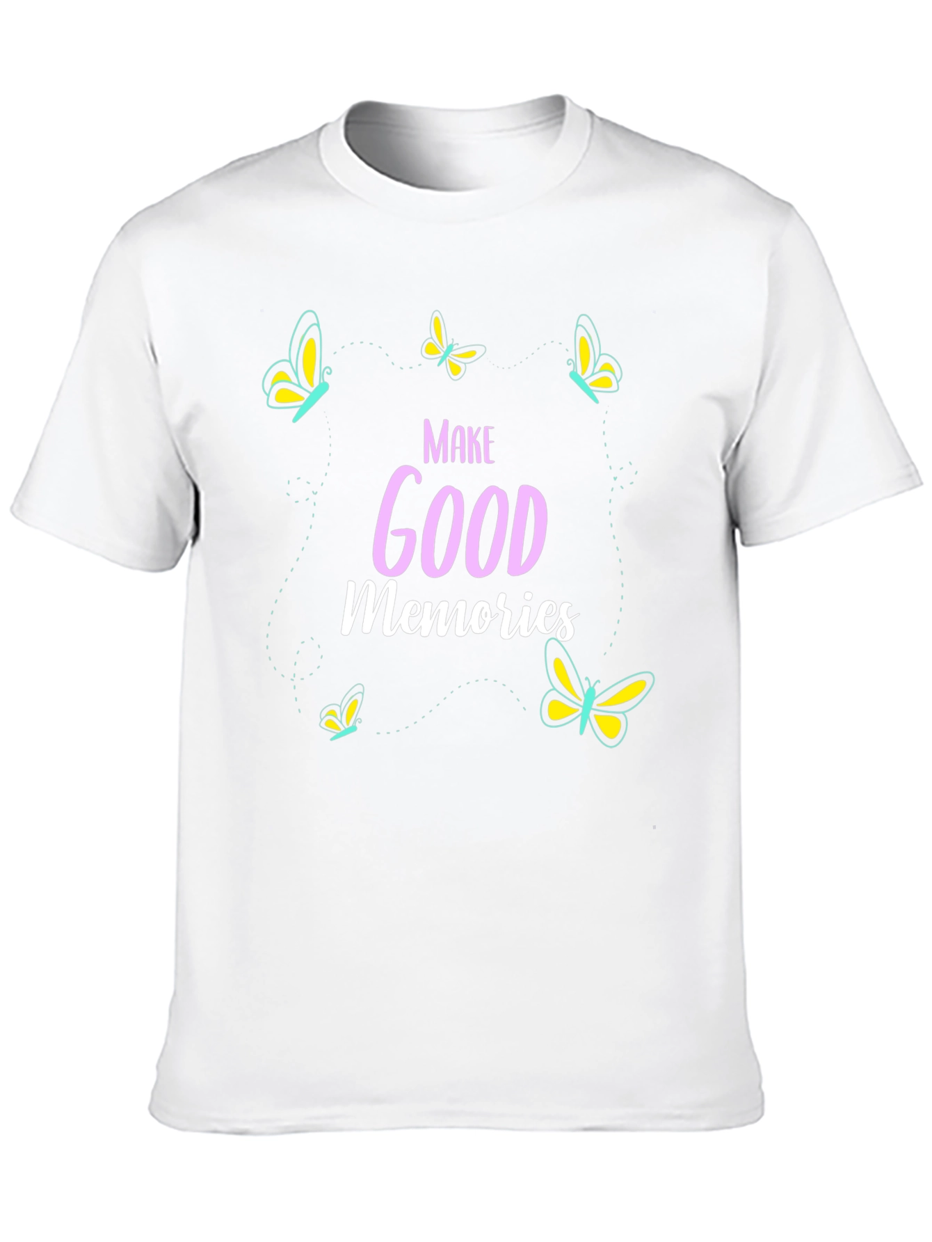 Black Make Good Memories Graphic Tee view 10