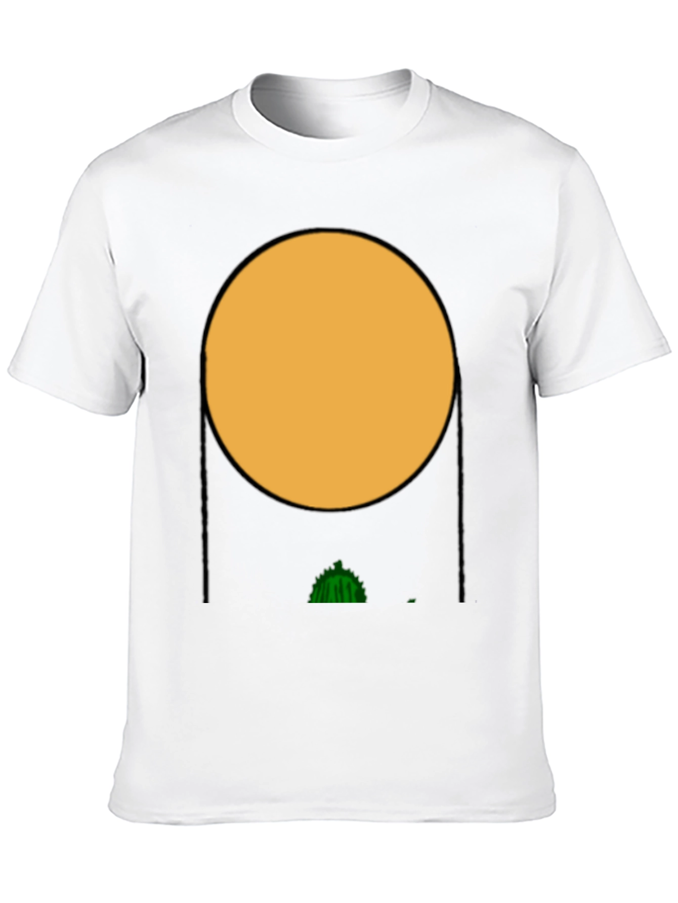 Black Abstract Graphic Print Black Crew Neck T-Shirt view 10