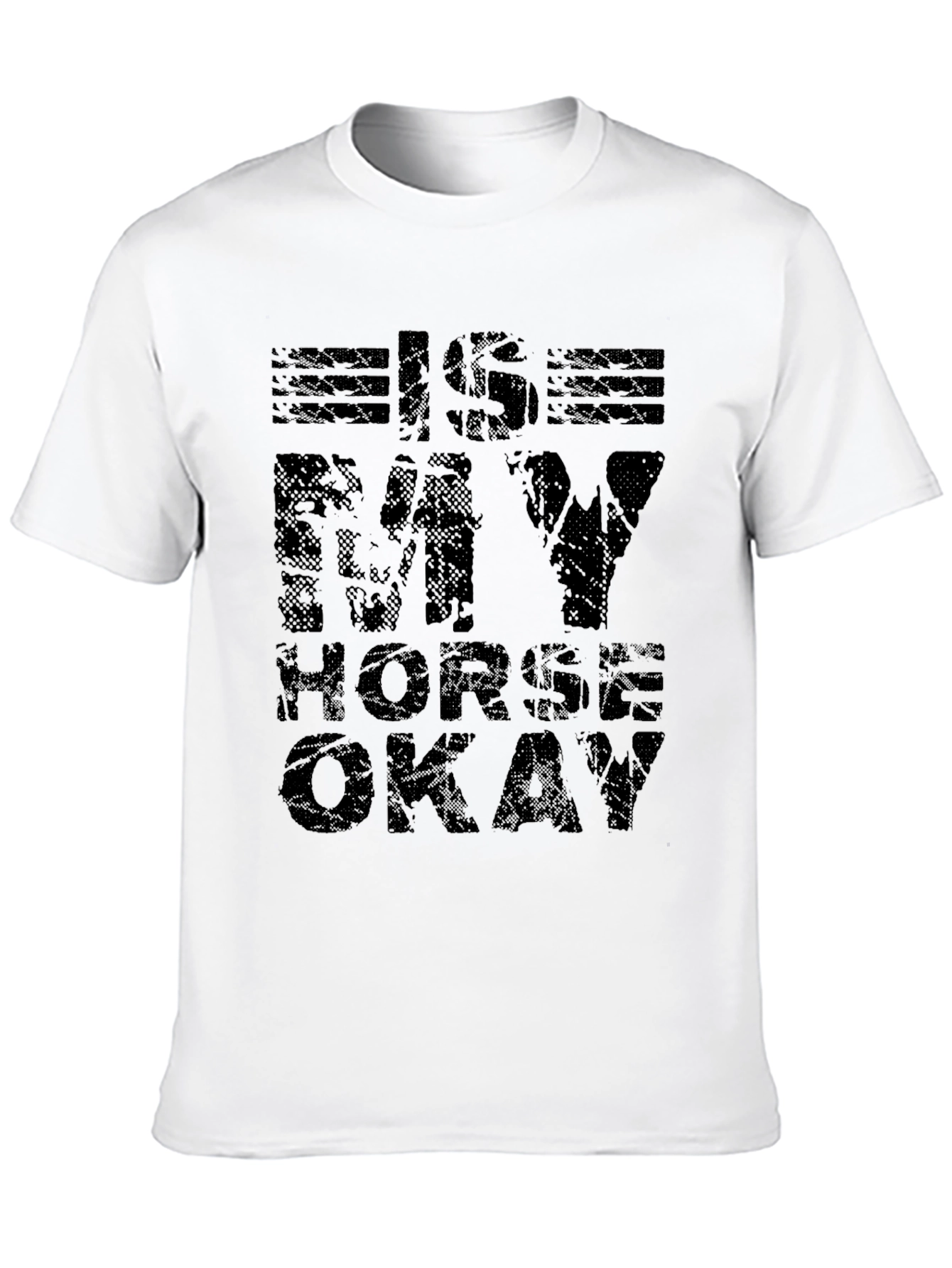 Black Is My Horse Okay? Graphic T-Shirt view 10