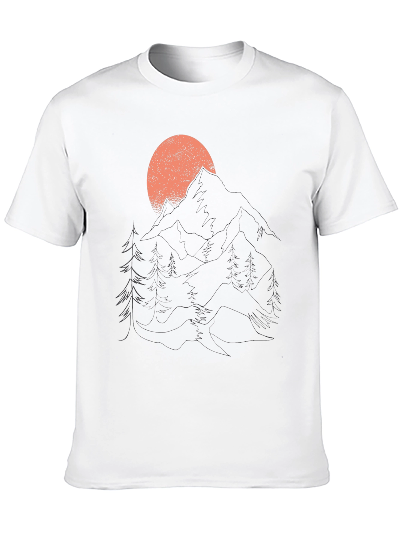 Black Mountain Sunset Graphic Tee - Nature Inspired Comfort view 10