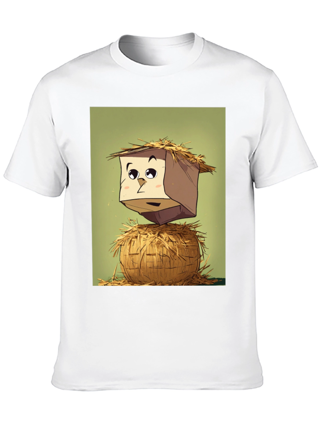 Black Cartoon Scarecrow T-Shirt view 10