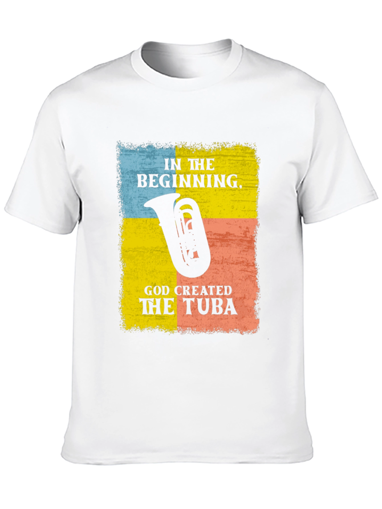 Black In The Beginning Tuba Graphic Tee view 10