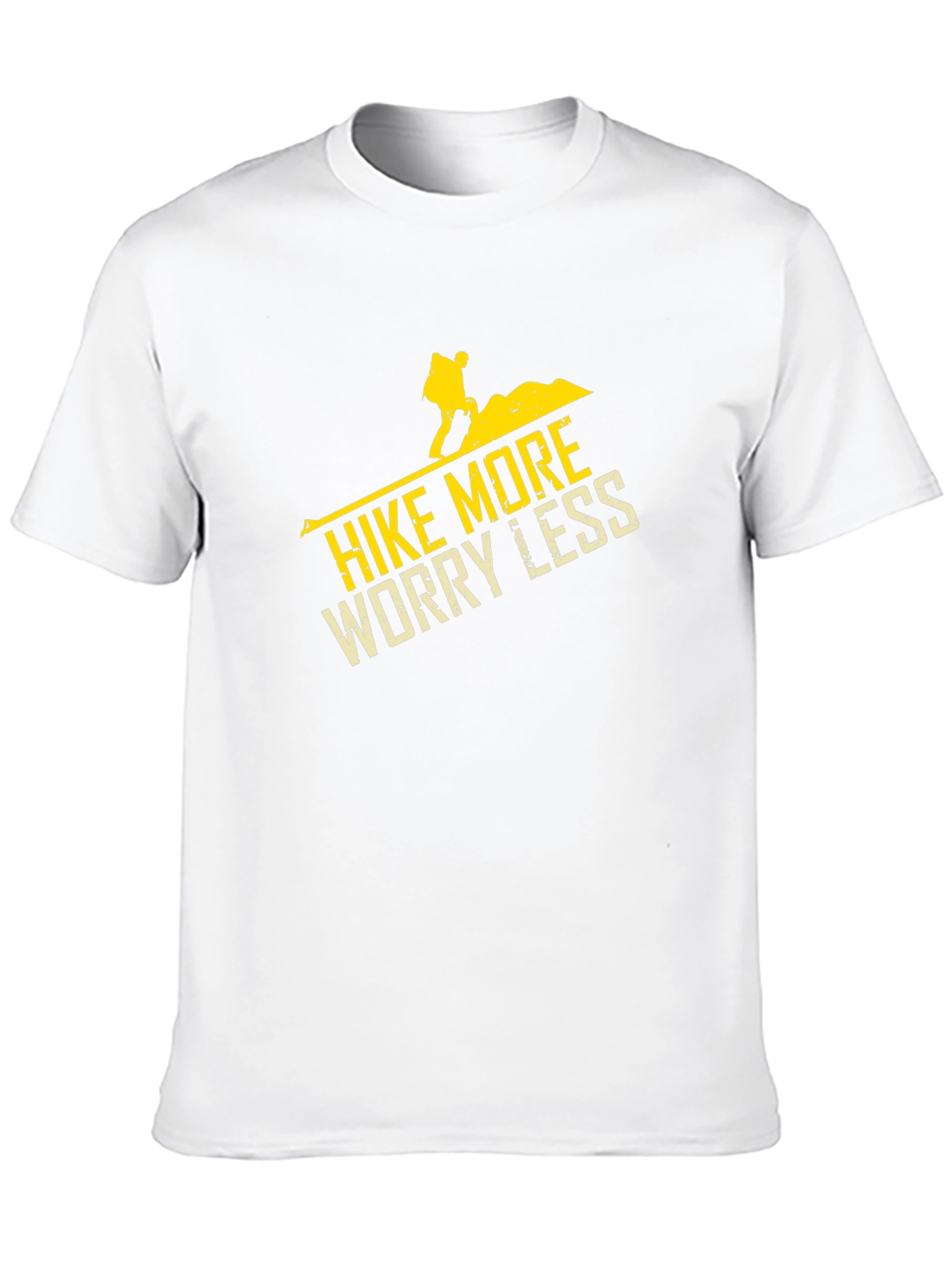 Black Hike More Worry Less Graphic T-Shirt view 10