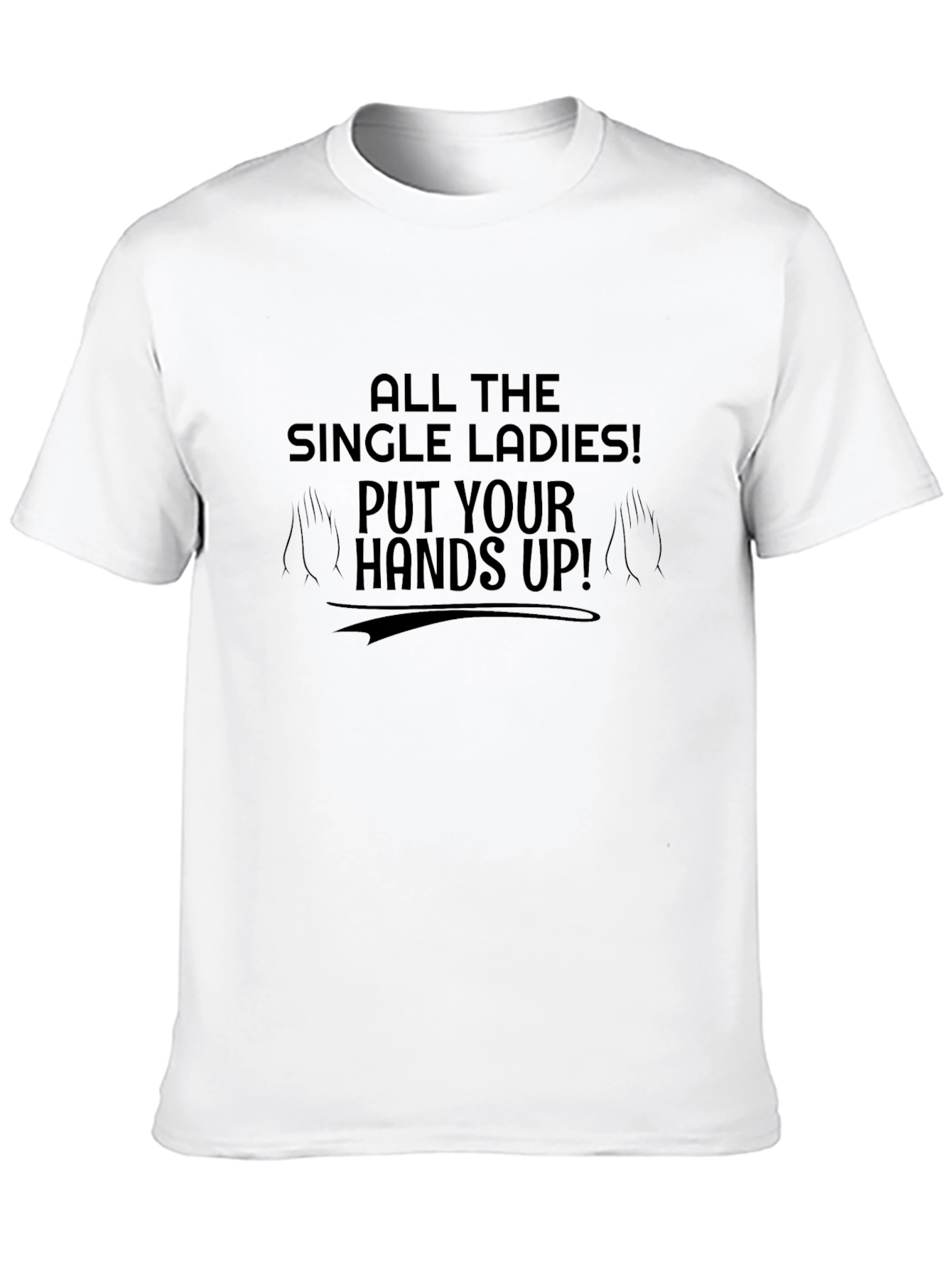 Black Single Ladies Graphic Tee - Novelty Shirt view 10