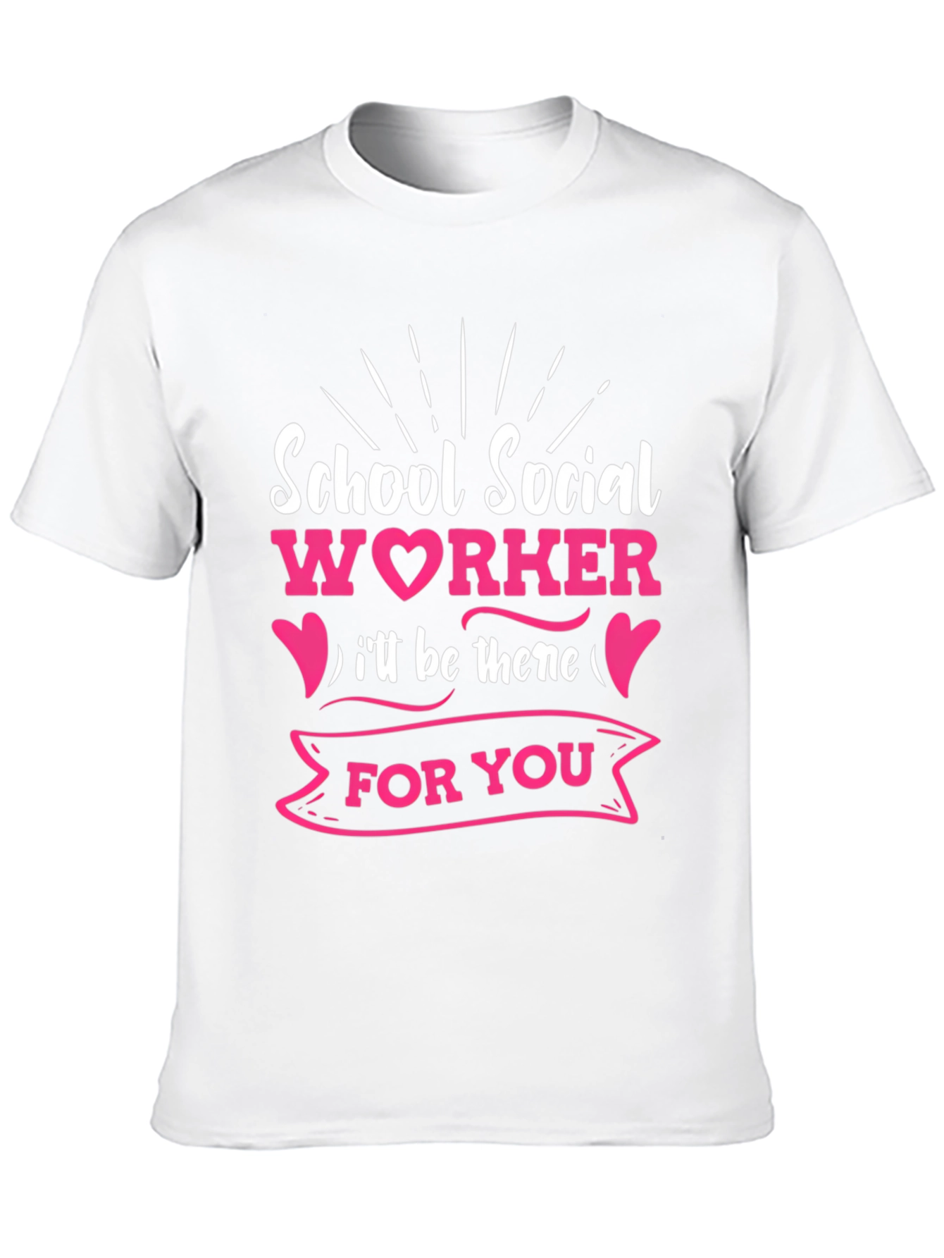 Black School Social Worker T-Shirt view 10