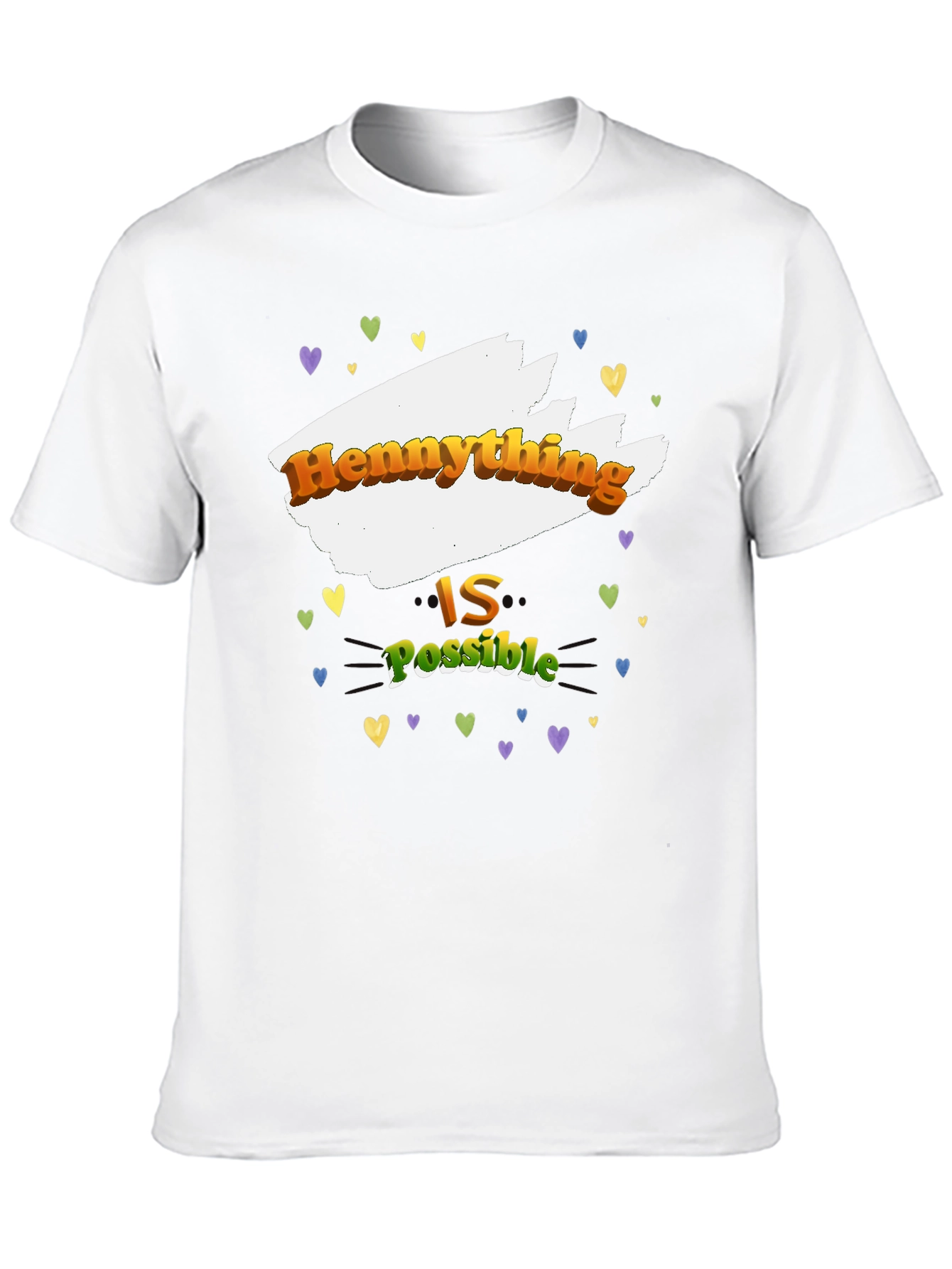 Black Hennything is Possible T-Shirt - Black view 10