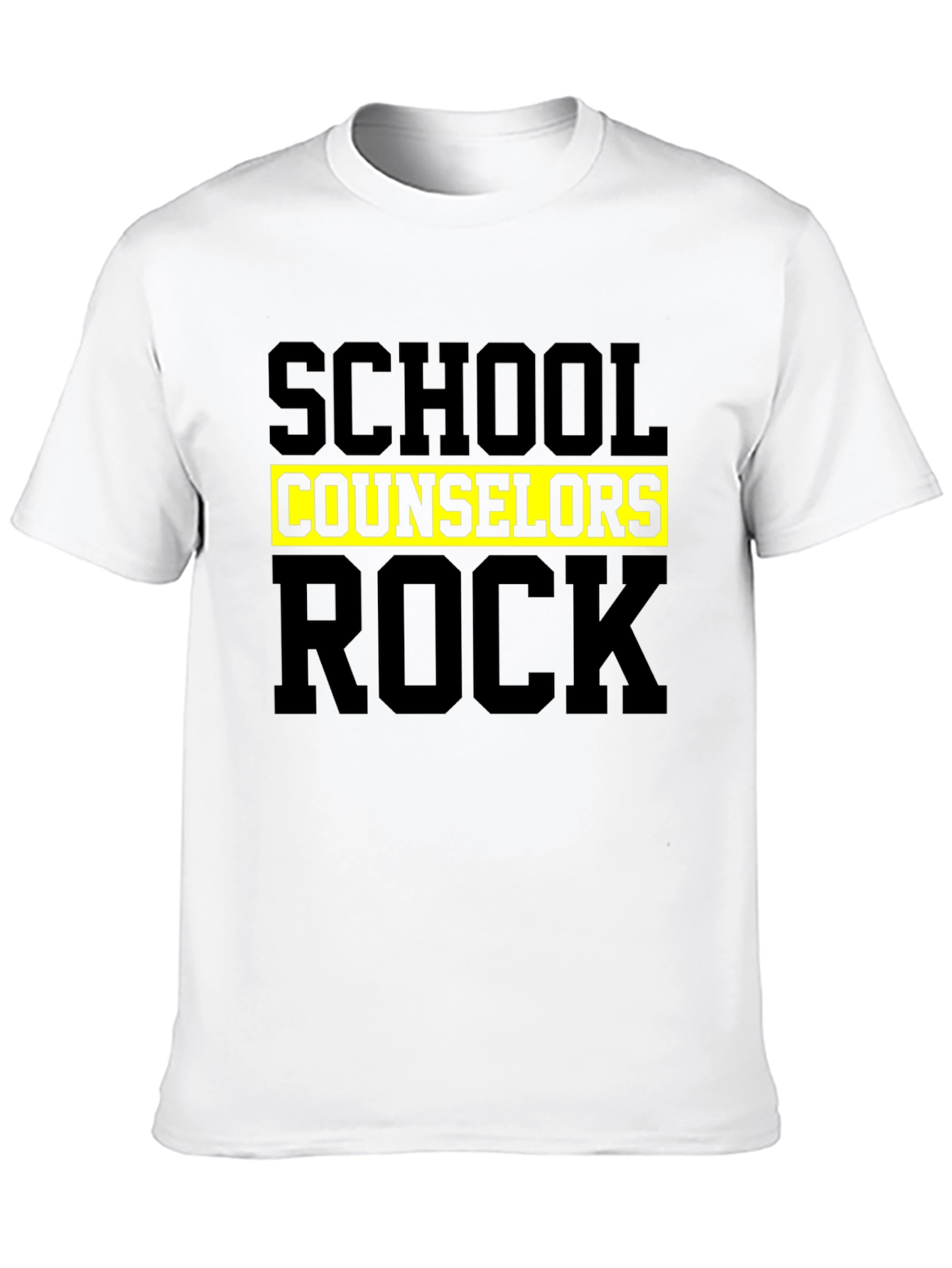 Black School Counselors Rock T-Shirt view 10