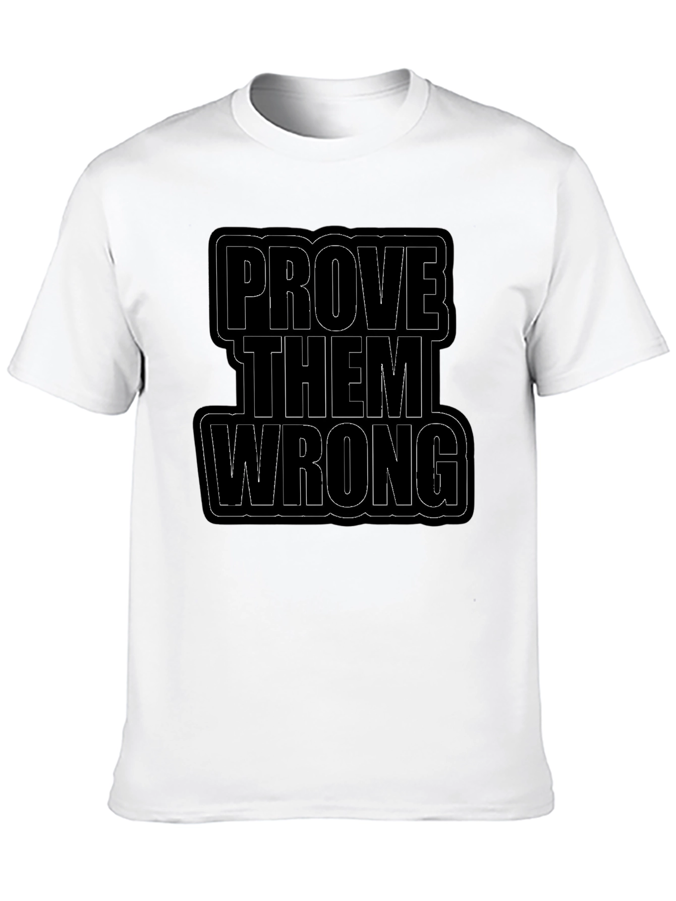 Black Prove Them Wrong Black Graphic Tee view 10