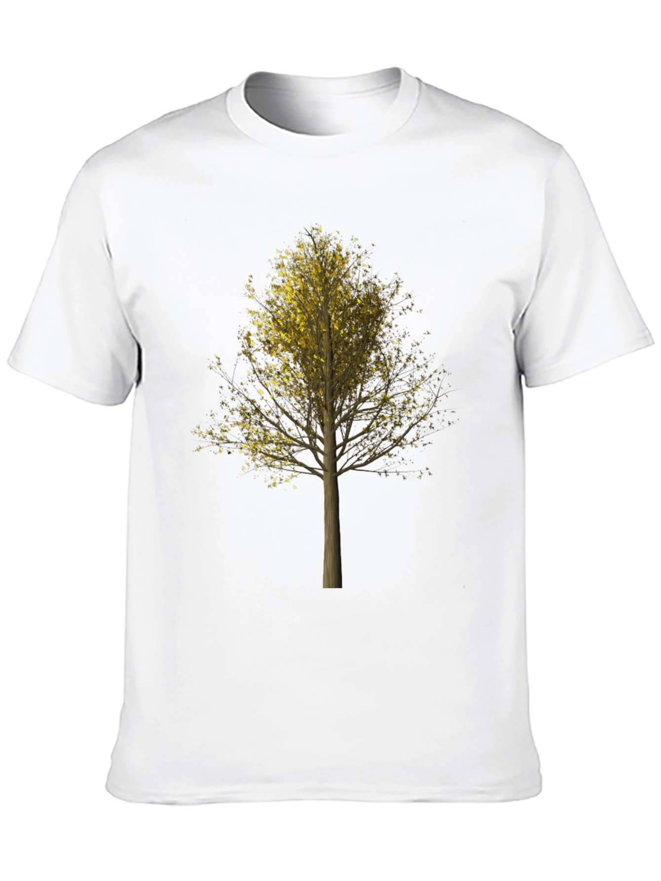 Black Nature Tree Graphic Black T-Shirt view 10