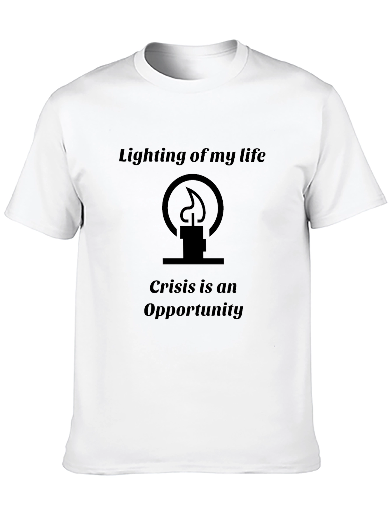 Black Lighting of my life Graphic T-Shirt view 10