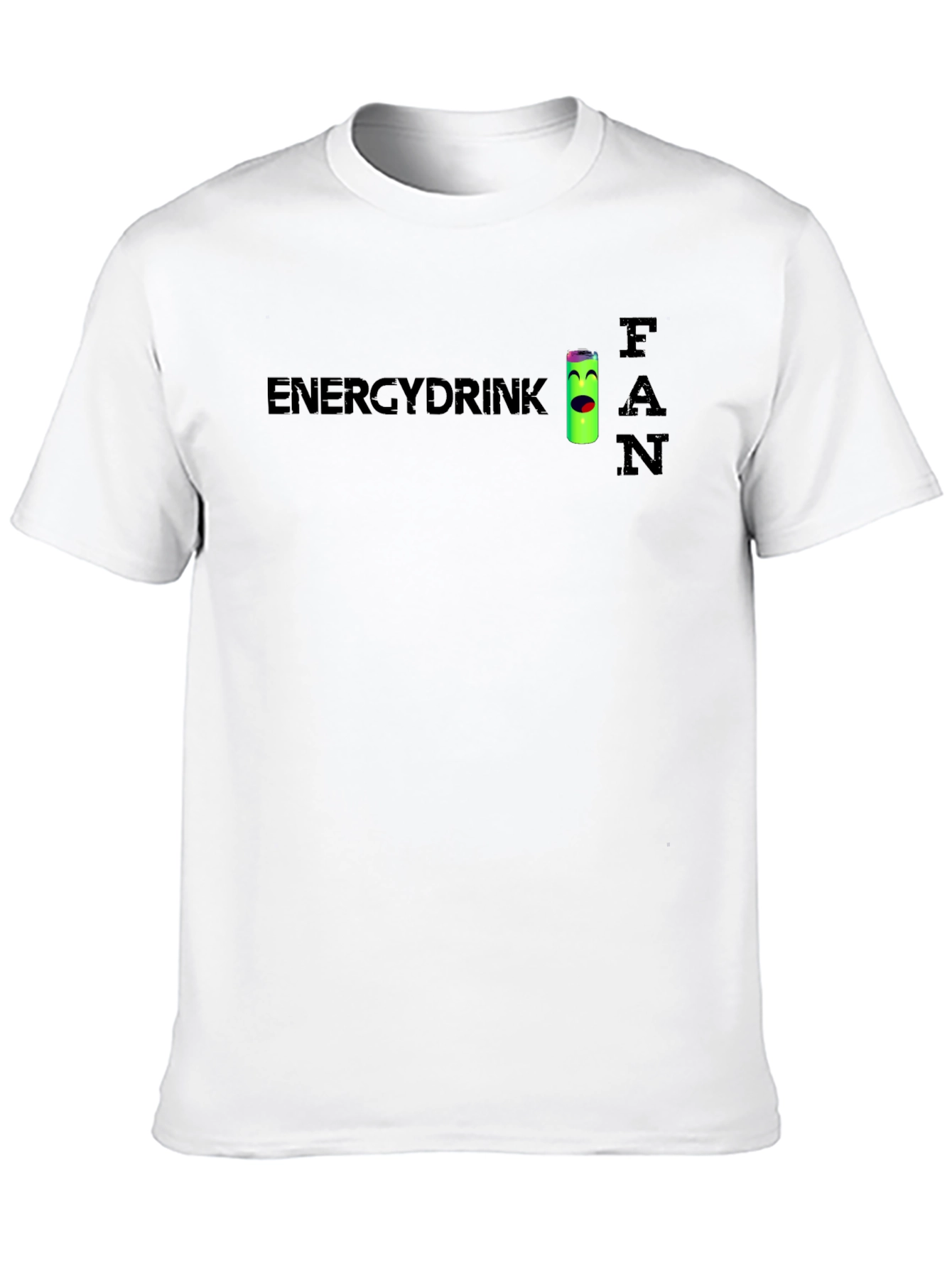 Black Energy Drink Fan T-Shirt - Novelty Tee view 10