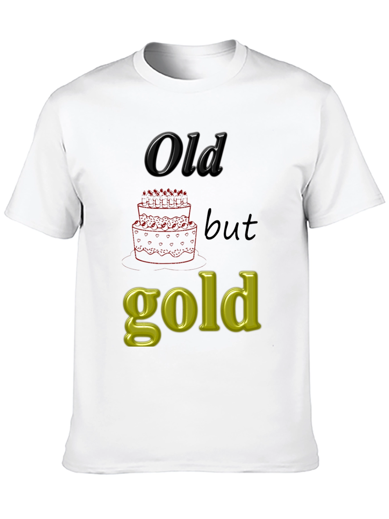 Black Old but Gold Graphic Tee view 10