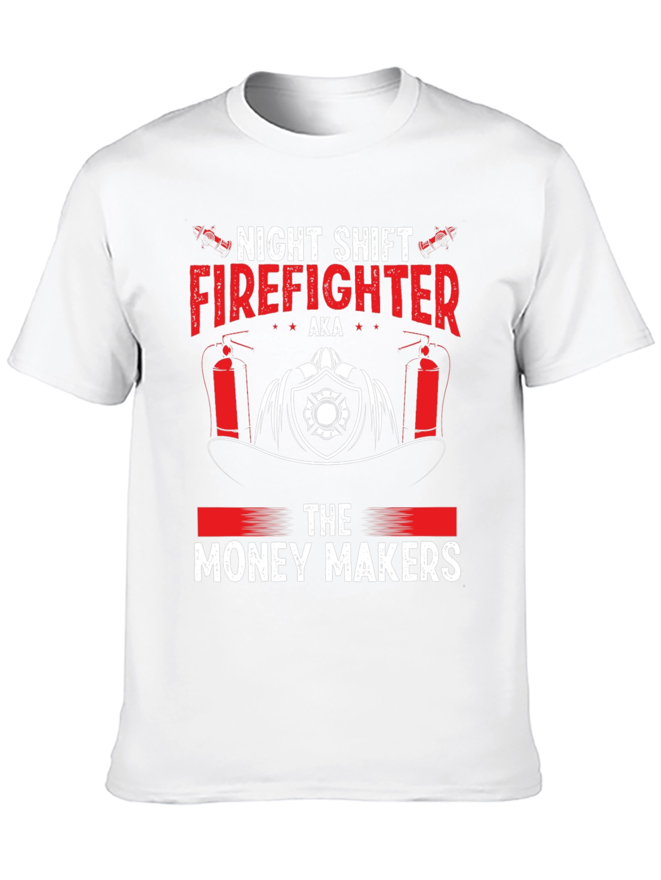Black Night Shift Firefighter Tee - Money Makers view 10