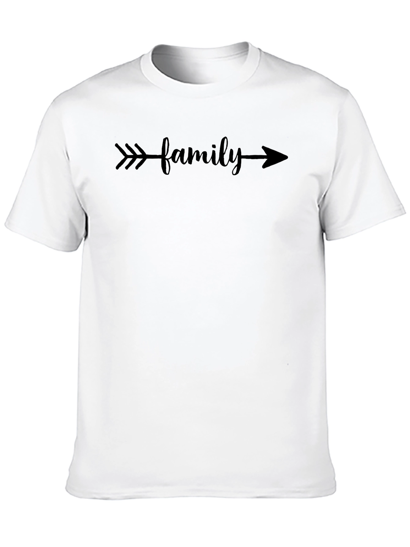 Black Family Arrow Graphic Tee - Stylish Unisex Shirt view 10