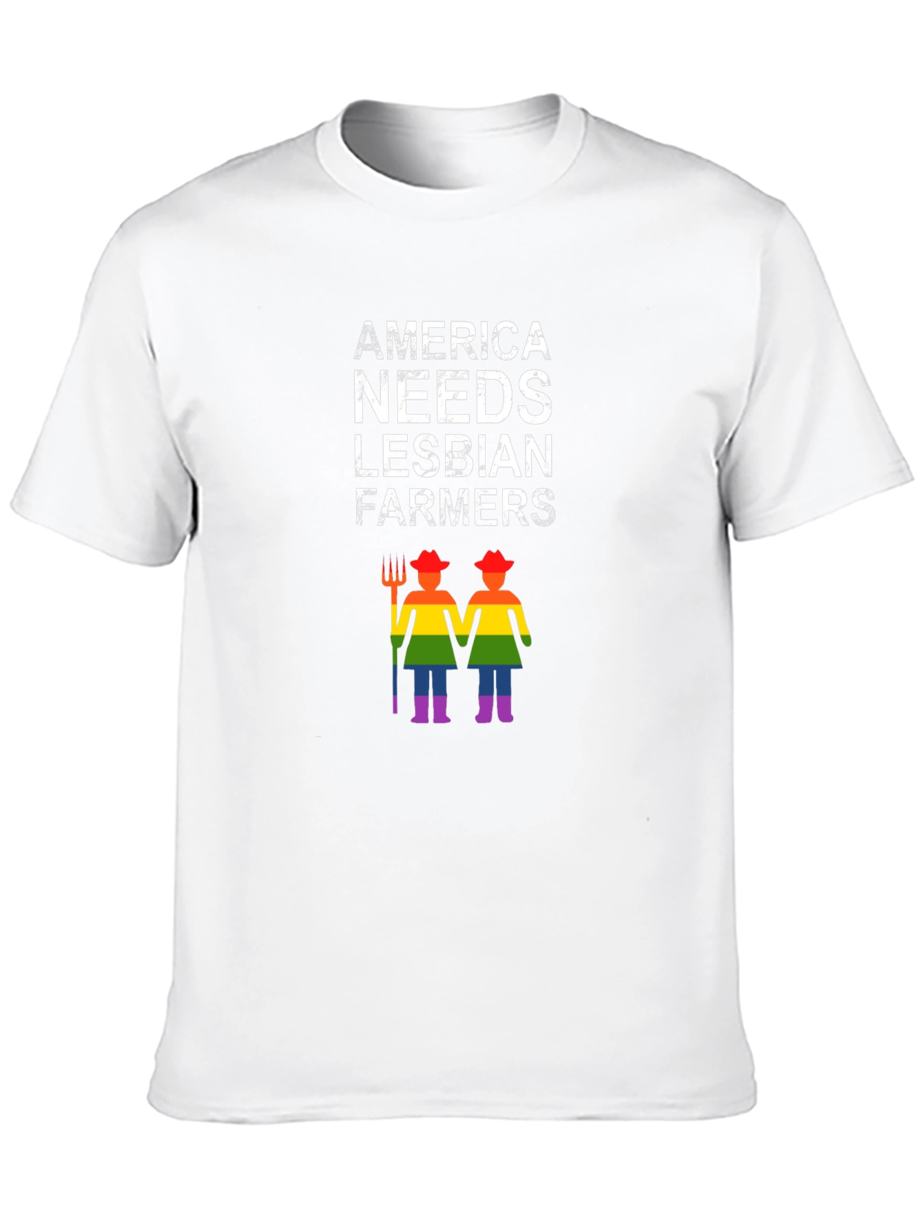 Black America Needs Lesbian Farmers Graphic Tee view 10