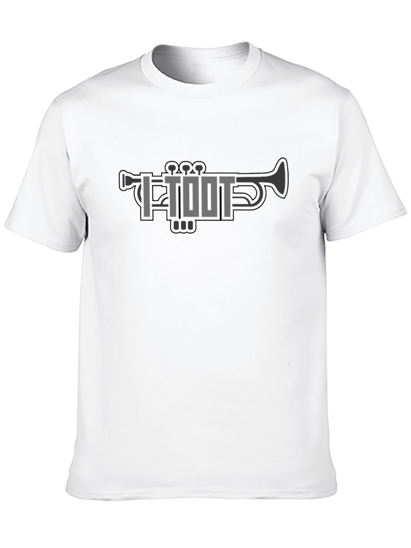 Black I Toot Trumpet Graphic T-Shirt view 10