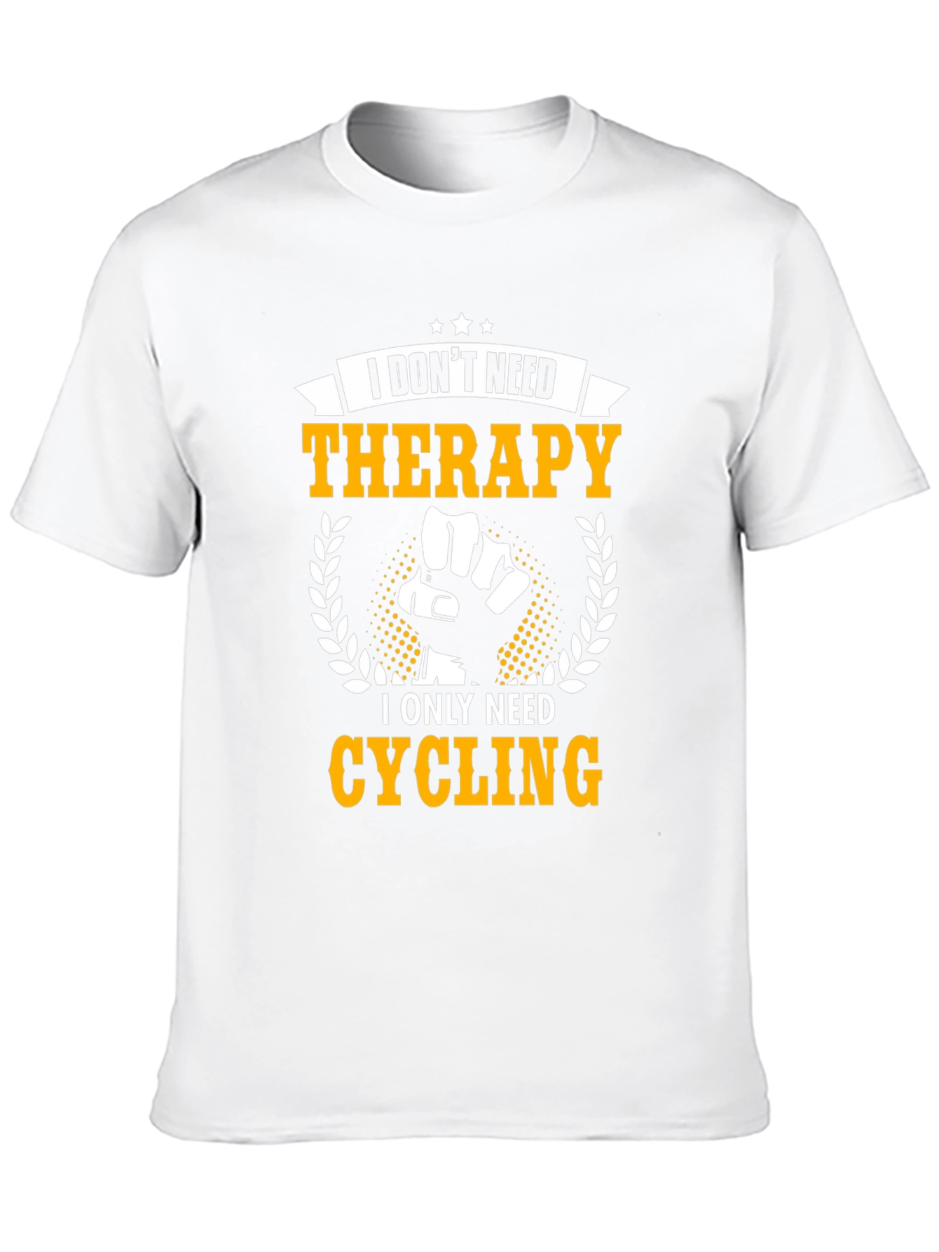 Black Cycling Therapy T-Shirt view 10
