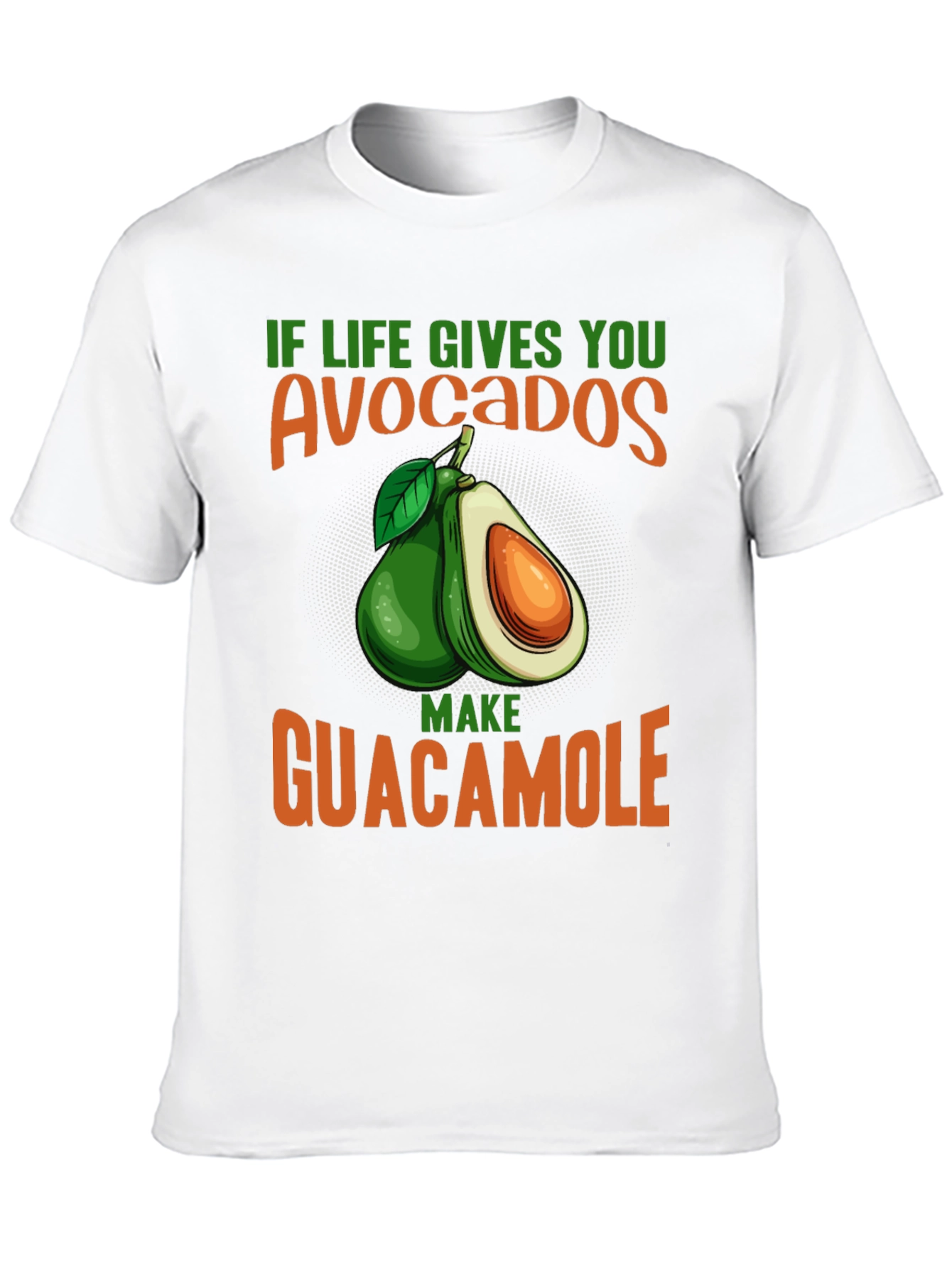 Black Avocado Guacamole Graphic Tee - Foodie T-Shirt view 10