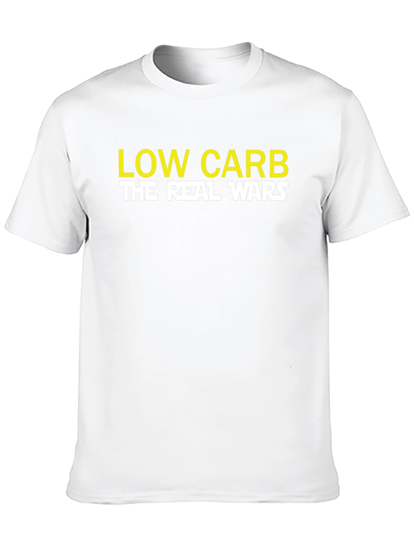 Black Low Carb The Real Wars Graphic T-Shirt view 10