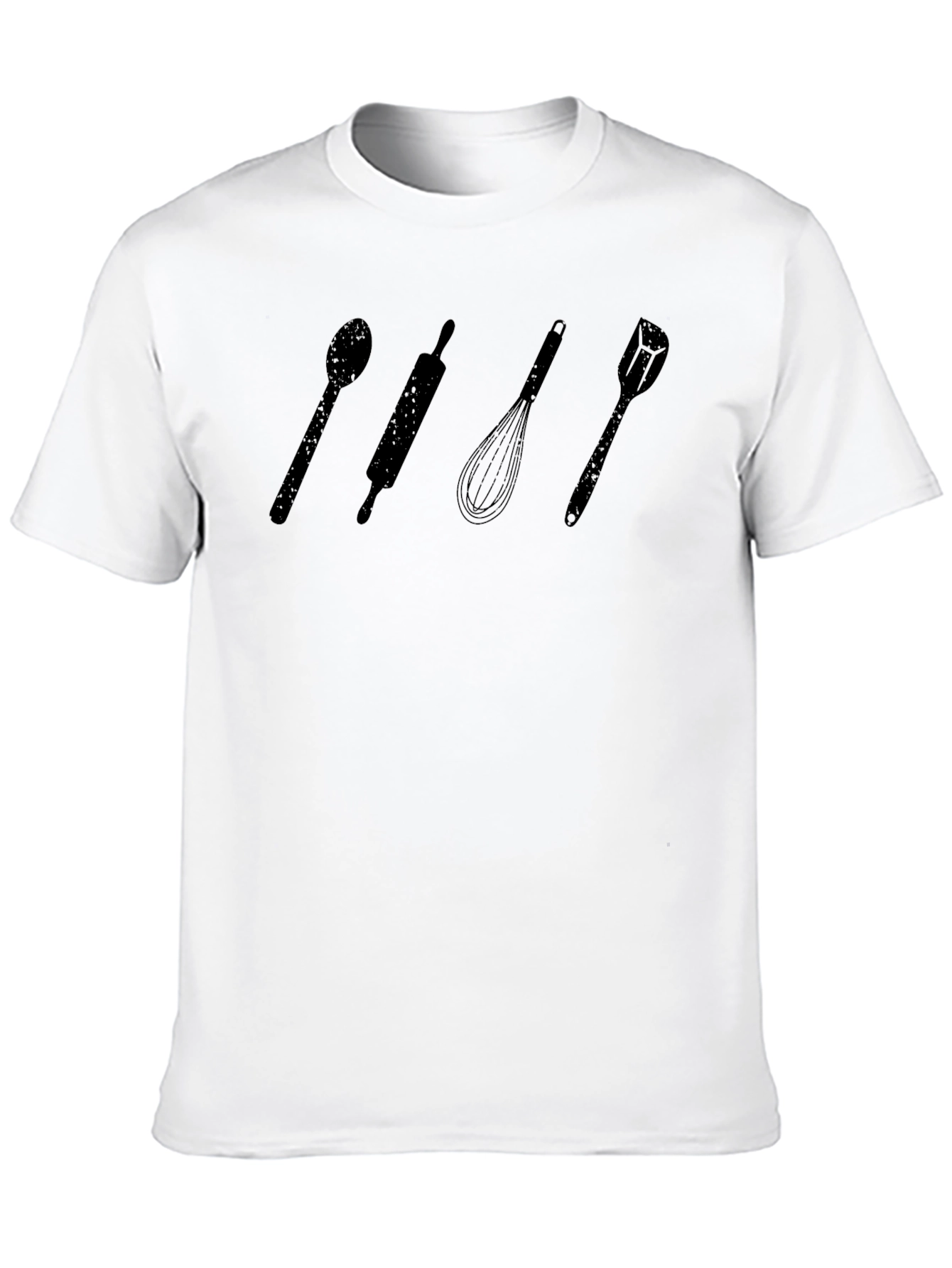 Black Baking Utensils Graphic Tee view 10