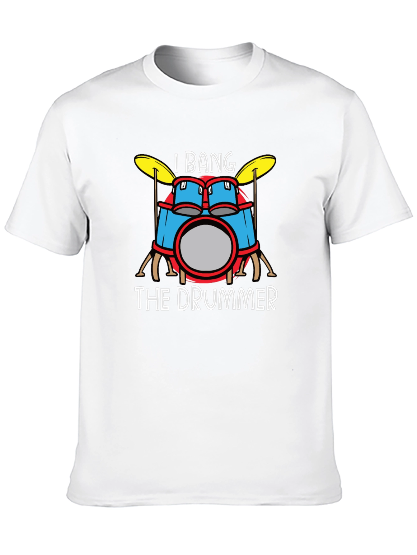Black I Bang The Drummer Graphic T-Shirt view 10