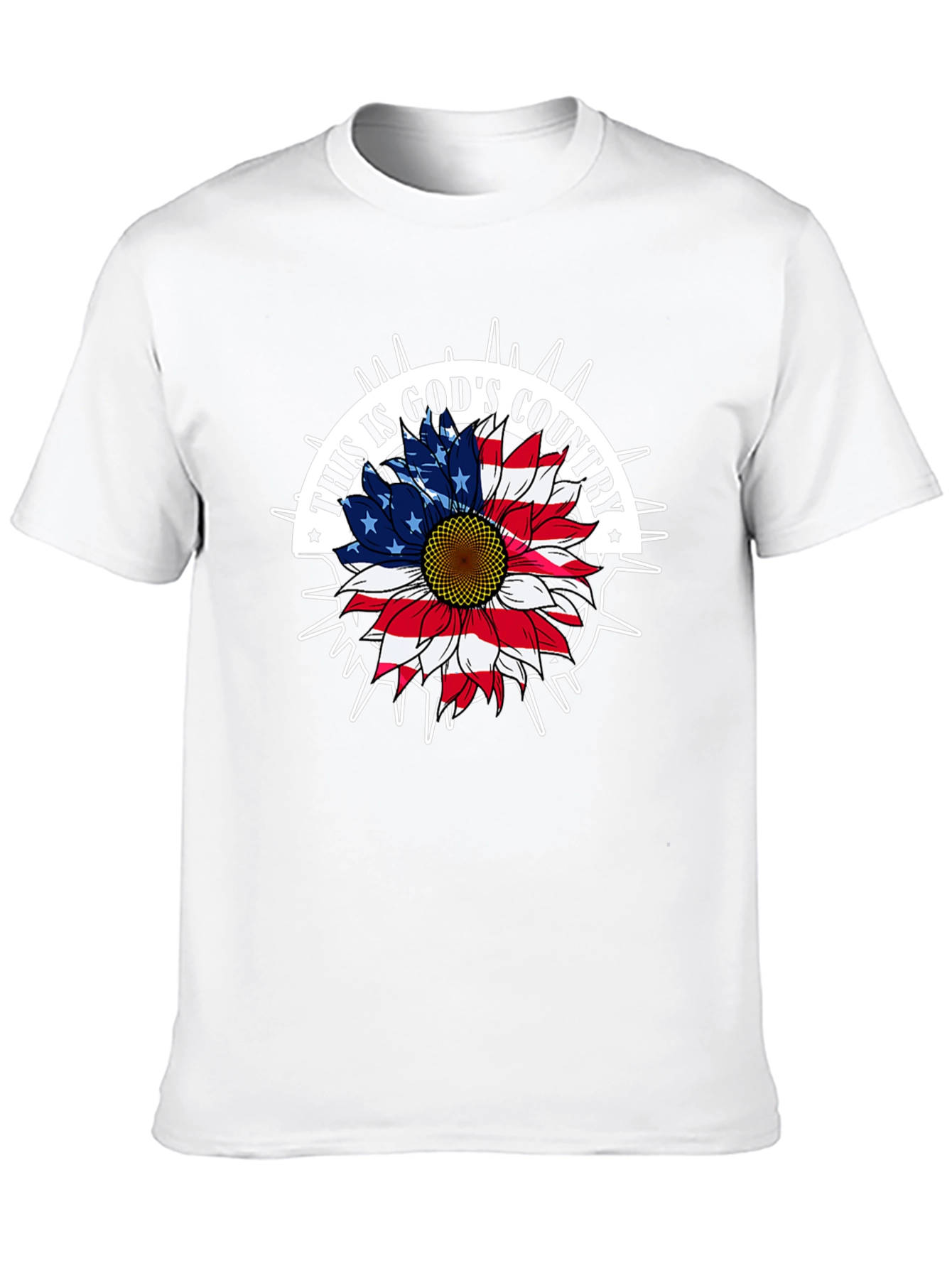 Black This is God's Country Patriotic T-Shirt view 10