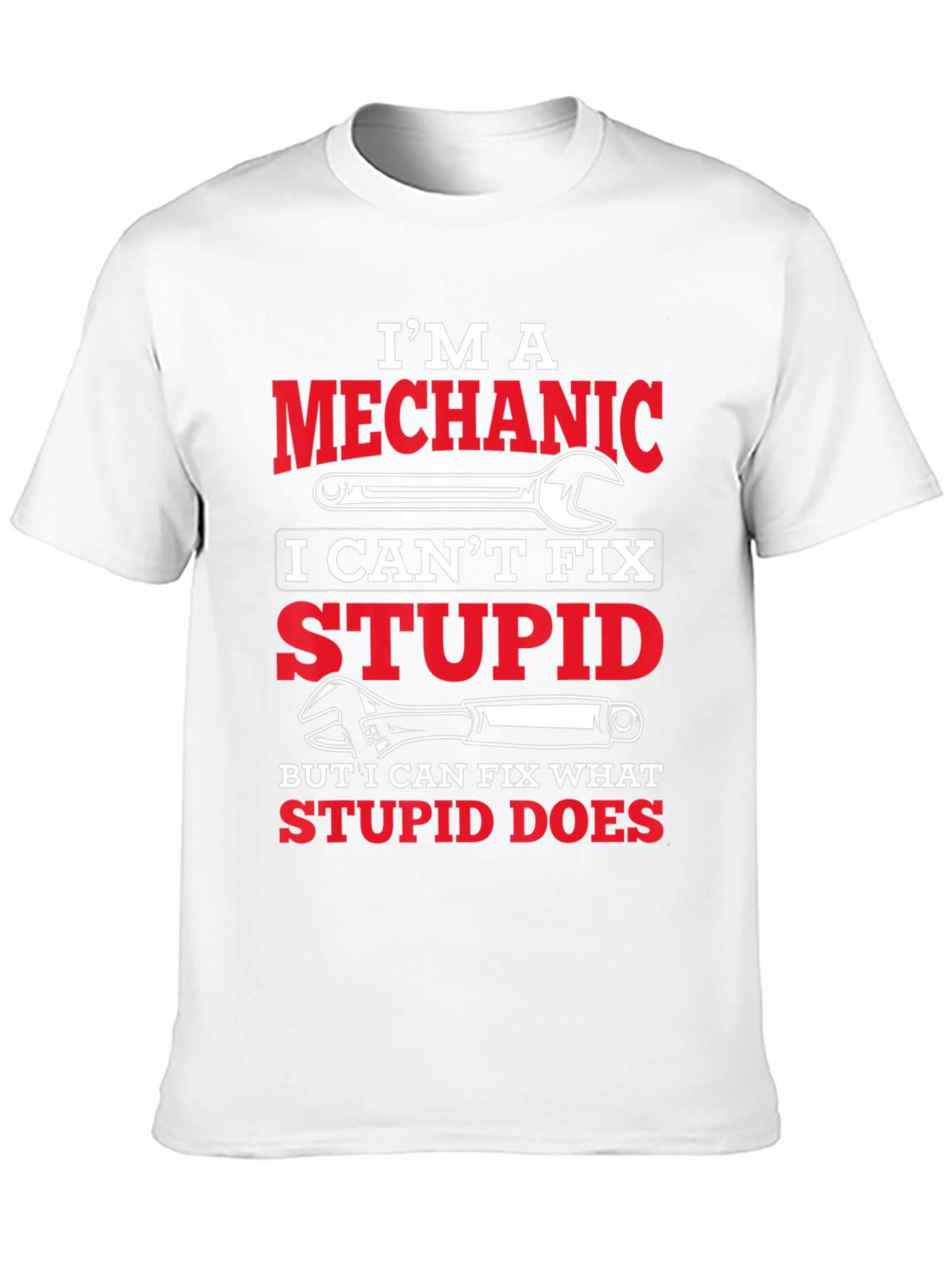 Black I'm A Mechanic Graphic T-Shirt view 10