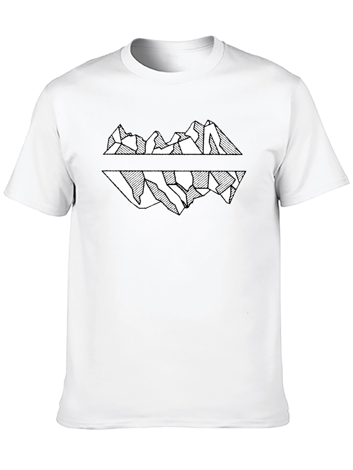 Black Mountain Reflection Graphic Tee - Black view 10