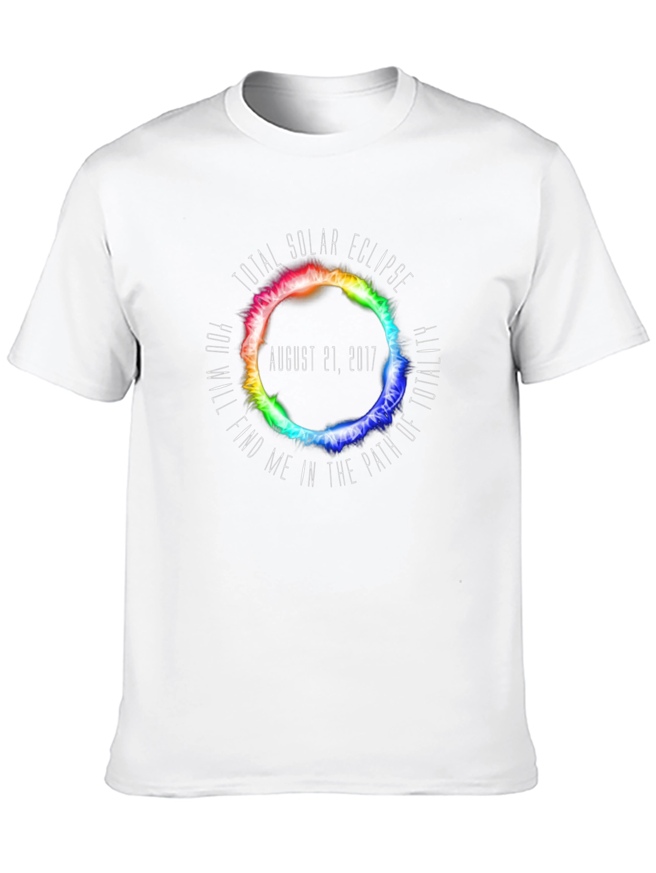 Black Total Solar Eclipse August 2017 T-Shirt view 10