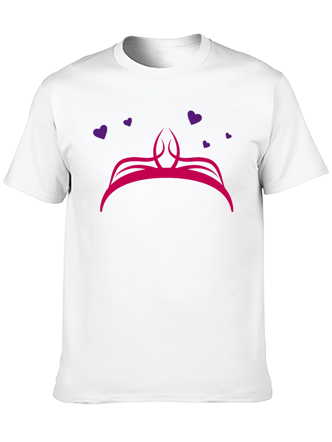 Black Princess Crown Tee - Stylish Graphic T-Shirt view 10