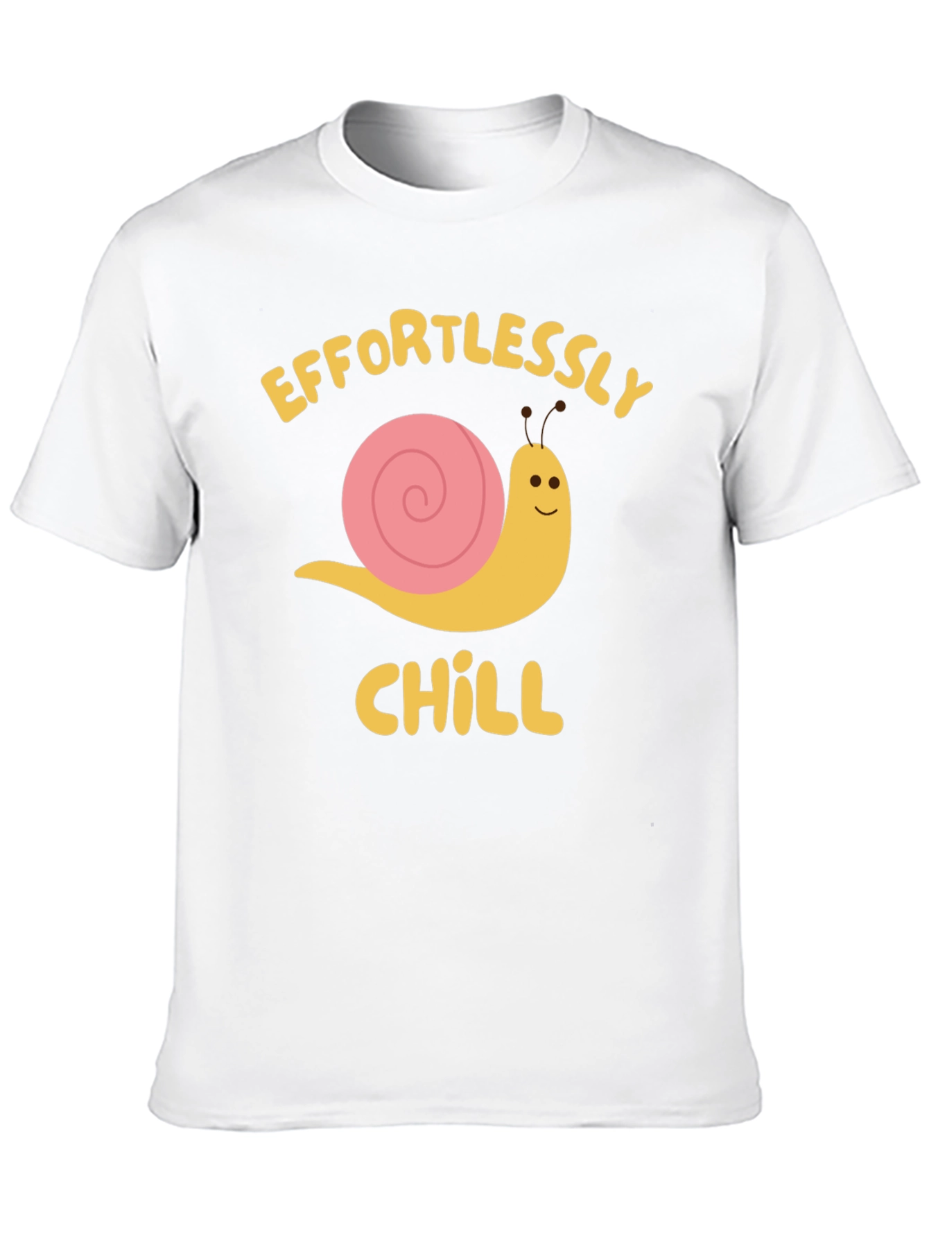 Black Effortlessly Chill Snail Graphic Tee view 10