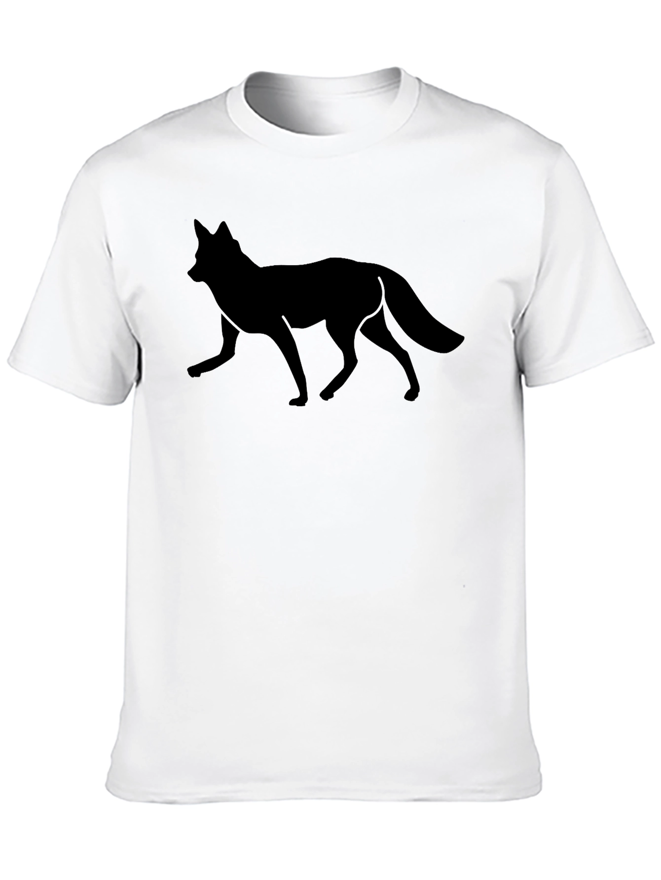 Black Fox Silhouette Graphic Tee - 10
