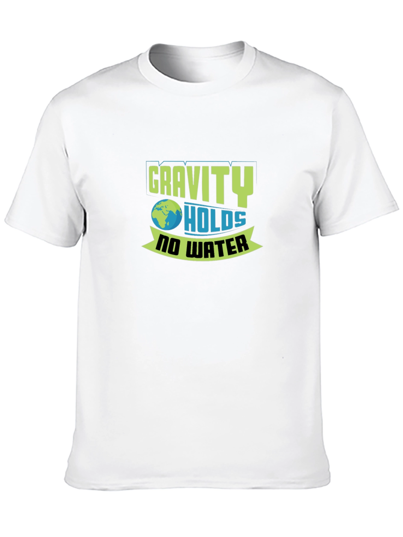 Black Gravity Holds No Water Graphic T-Shirt view 10