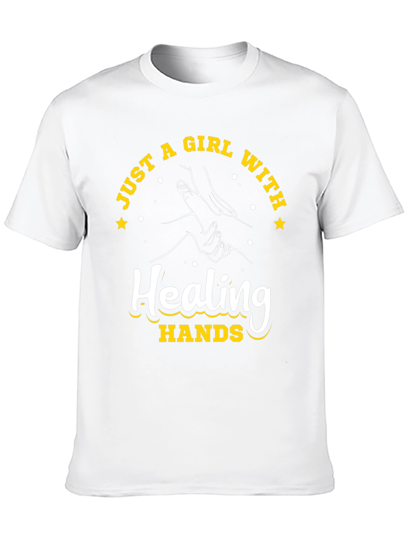 Healing Hands T-Shirt - Just a Girl With - 10