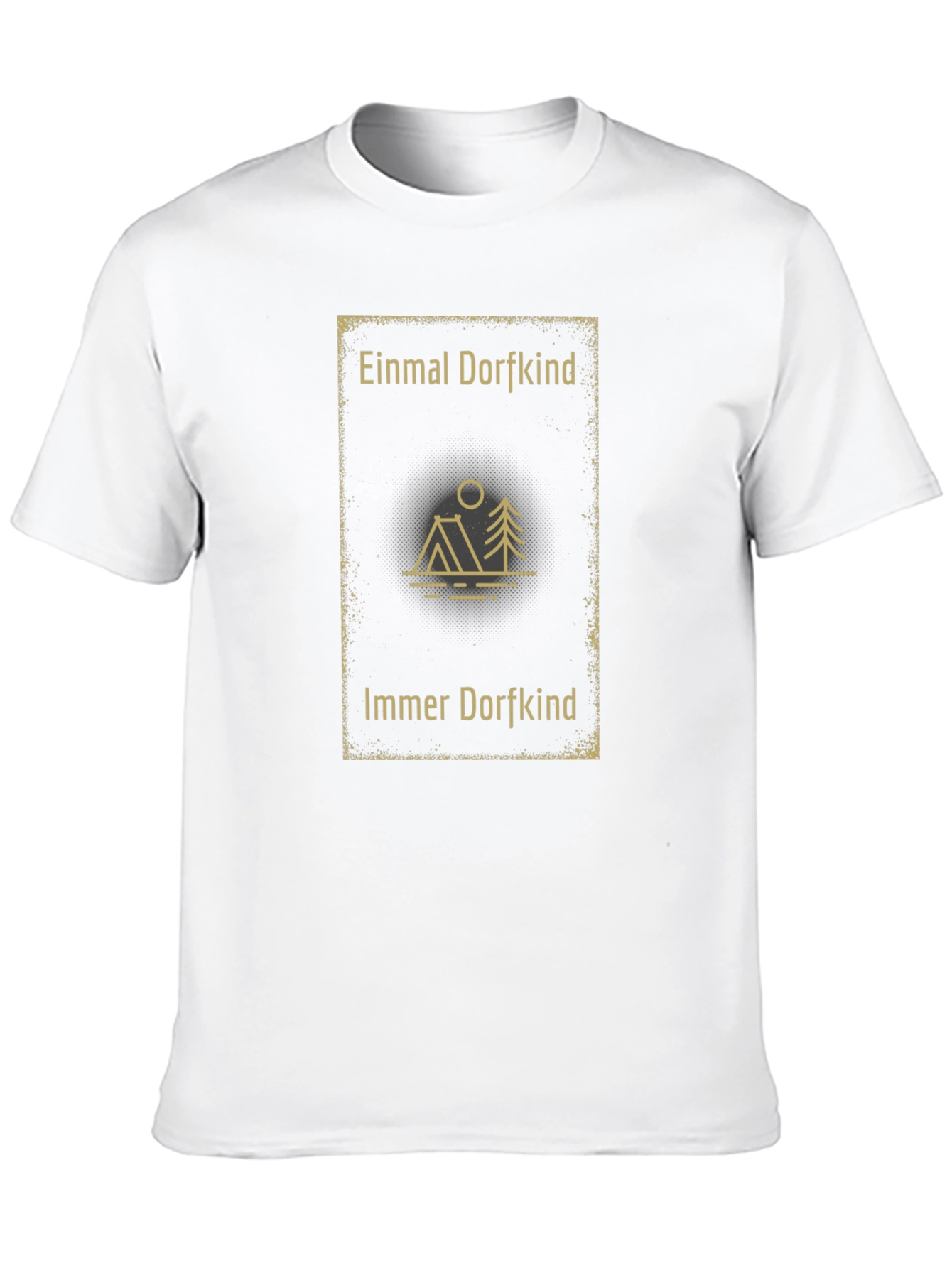 Black Einmal Dorfkind T-Shirt - Camping & Nature Lover Tee view 10