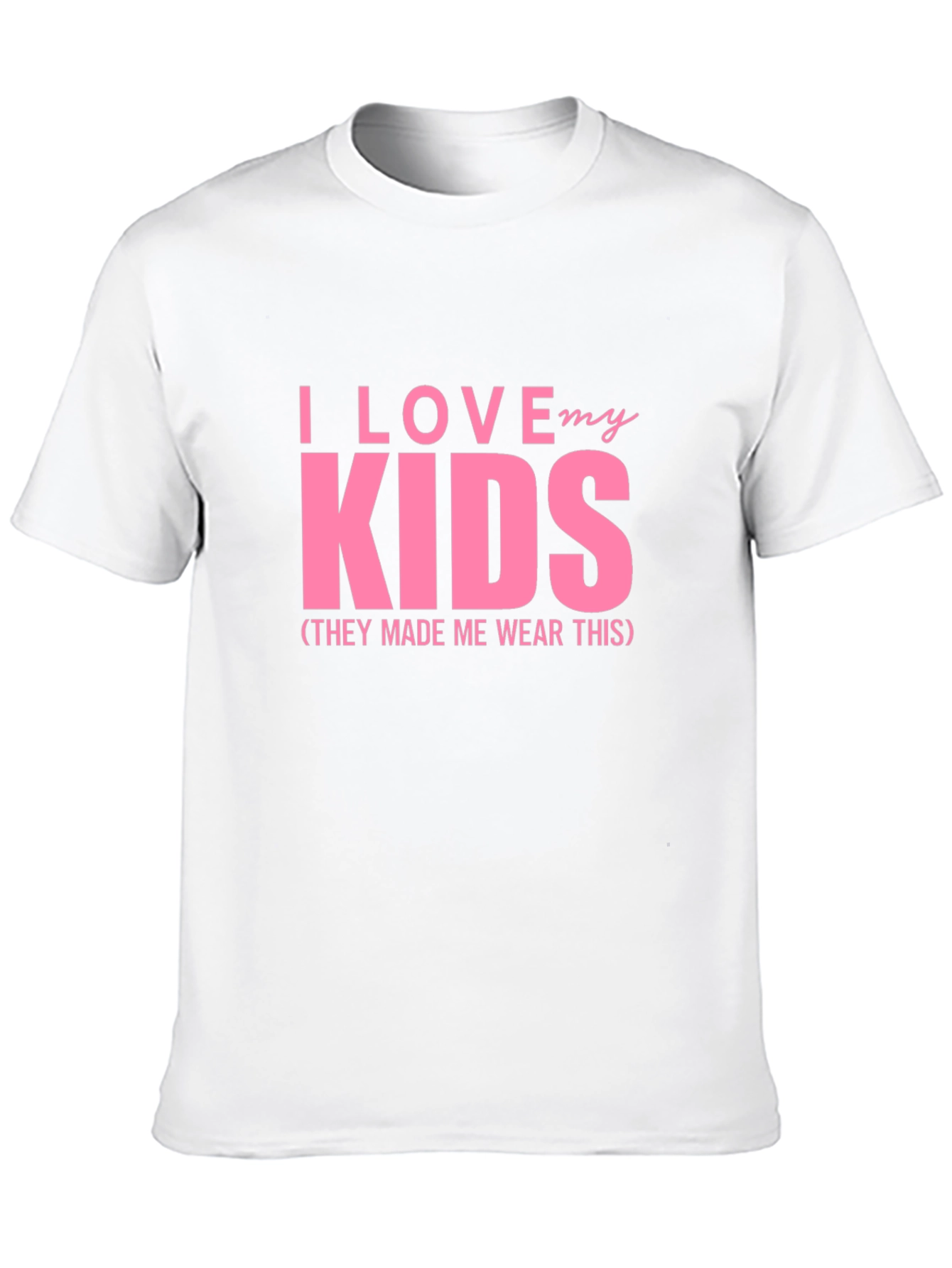 Black I Love My Kids T-Shirt - Humorous Gift view 10