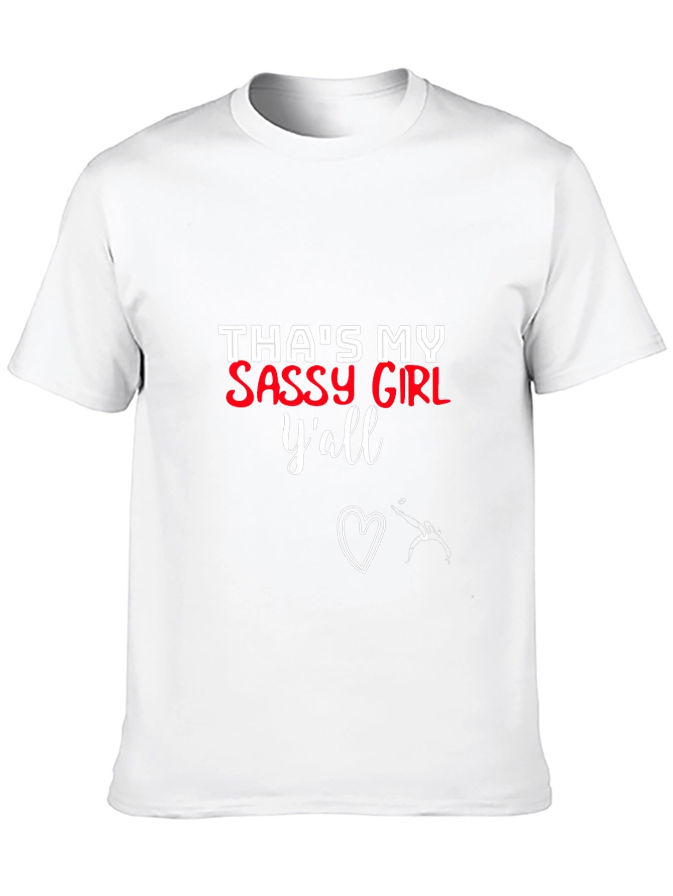 Black Sassy Girl Y'all T-Shirt Funny Graphic Tee view 10