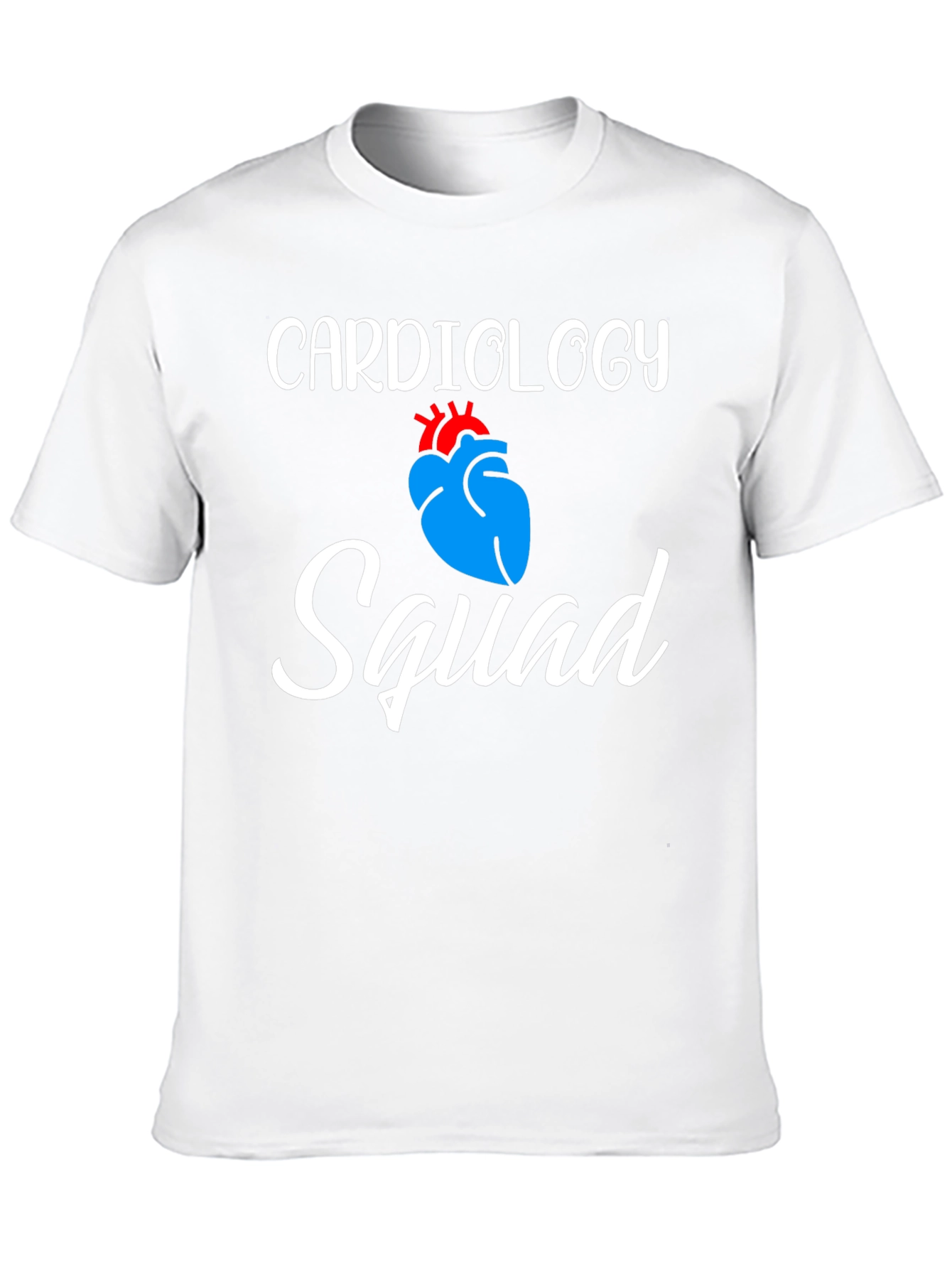 Black Cardiology Squad T-Shirt - Medical Team Apparel view 10