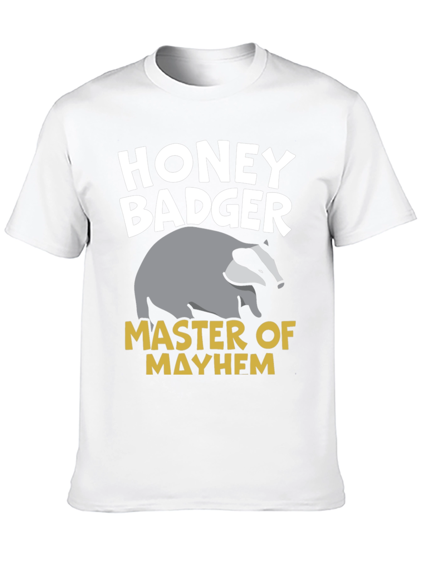 Black Honey Badger Master of Mayhem Graphic T-Shirt view 10