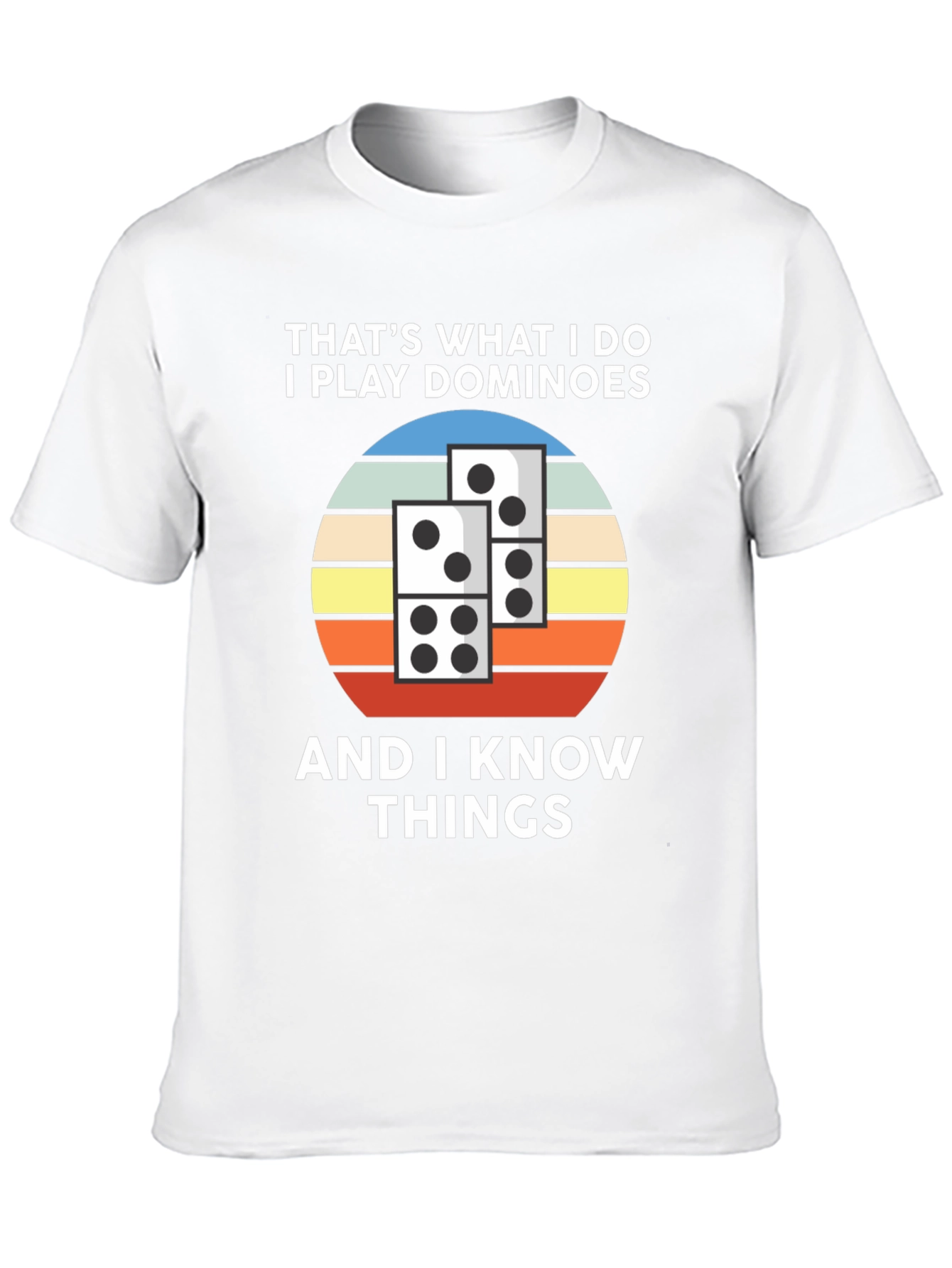 Black Dominoes T-Shirt: That's What I Do Tee view 10